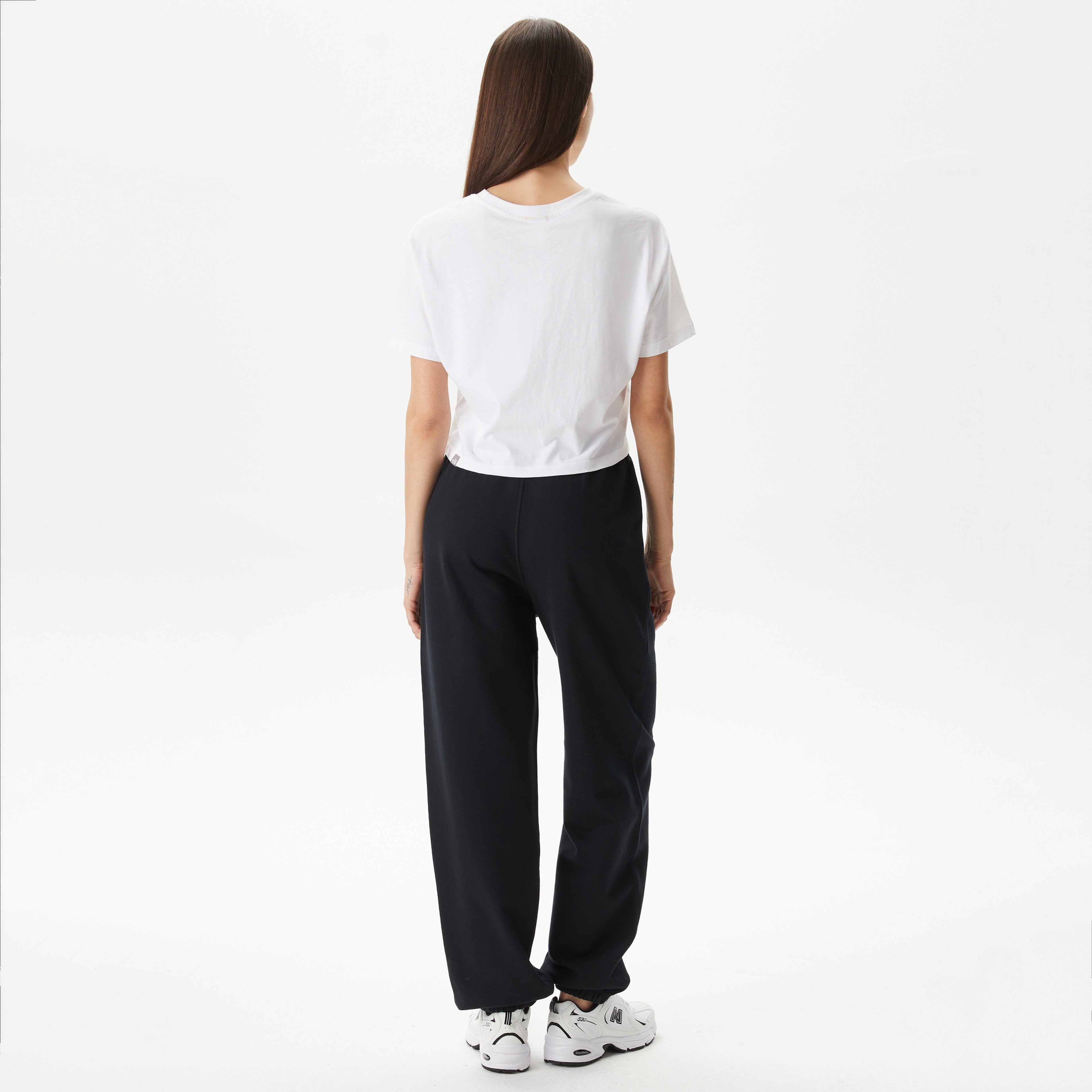 New Balance Athletics French Terry Kadın Siyah Eşofman Altı