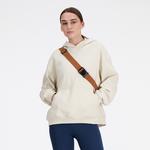 New Balance Athletics French Terry Kadın Krem Hoodie