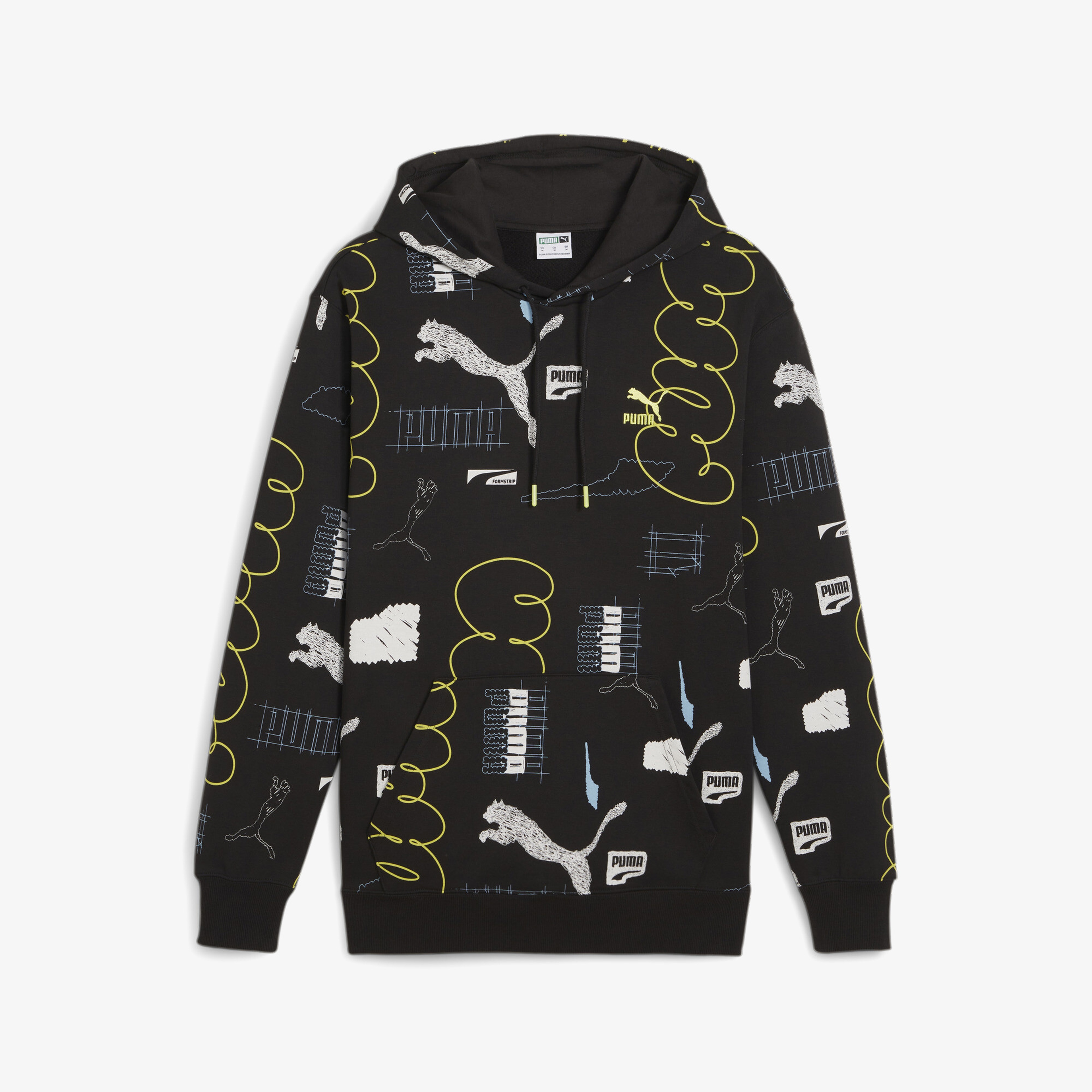 Puma Brand Love Erkek Siyah Hoodie