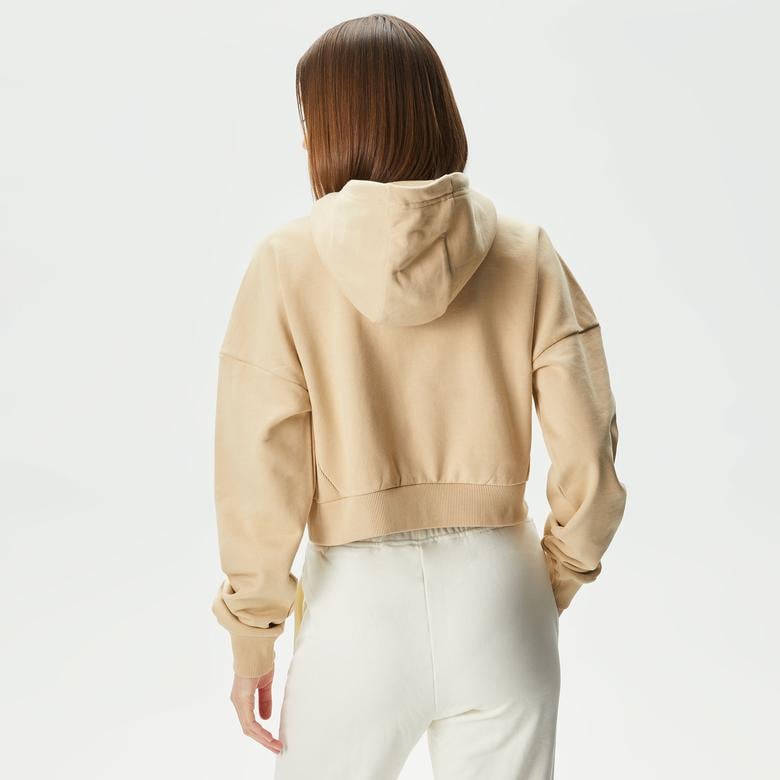 UNITED4 Kadın Krem Sweatshirt