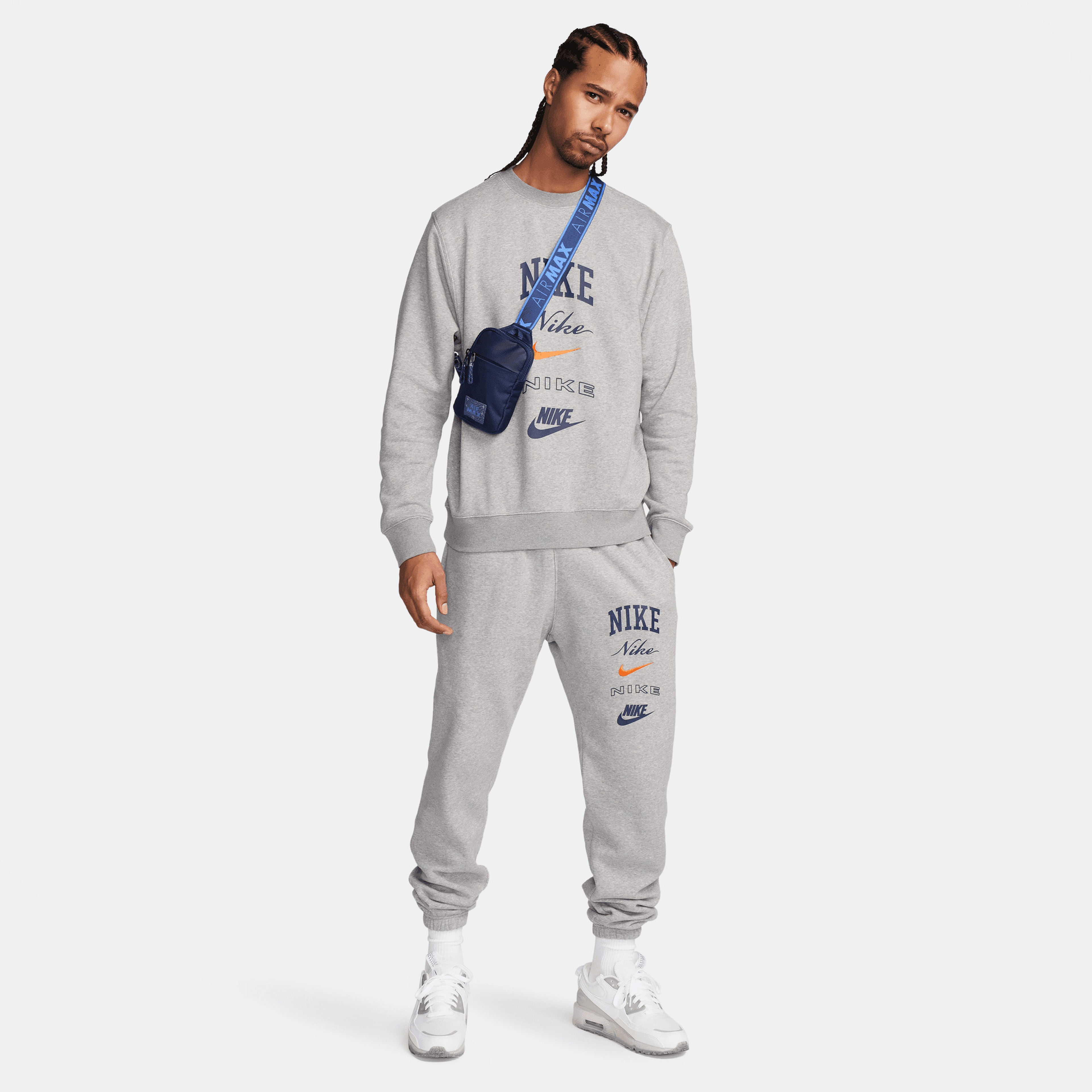 Nike Club Fleece Erkek Gri Eşofman Altı