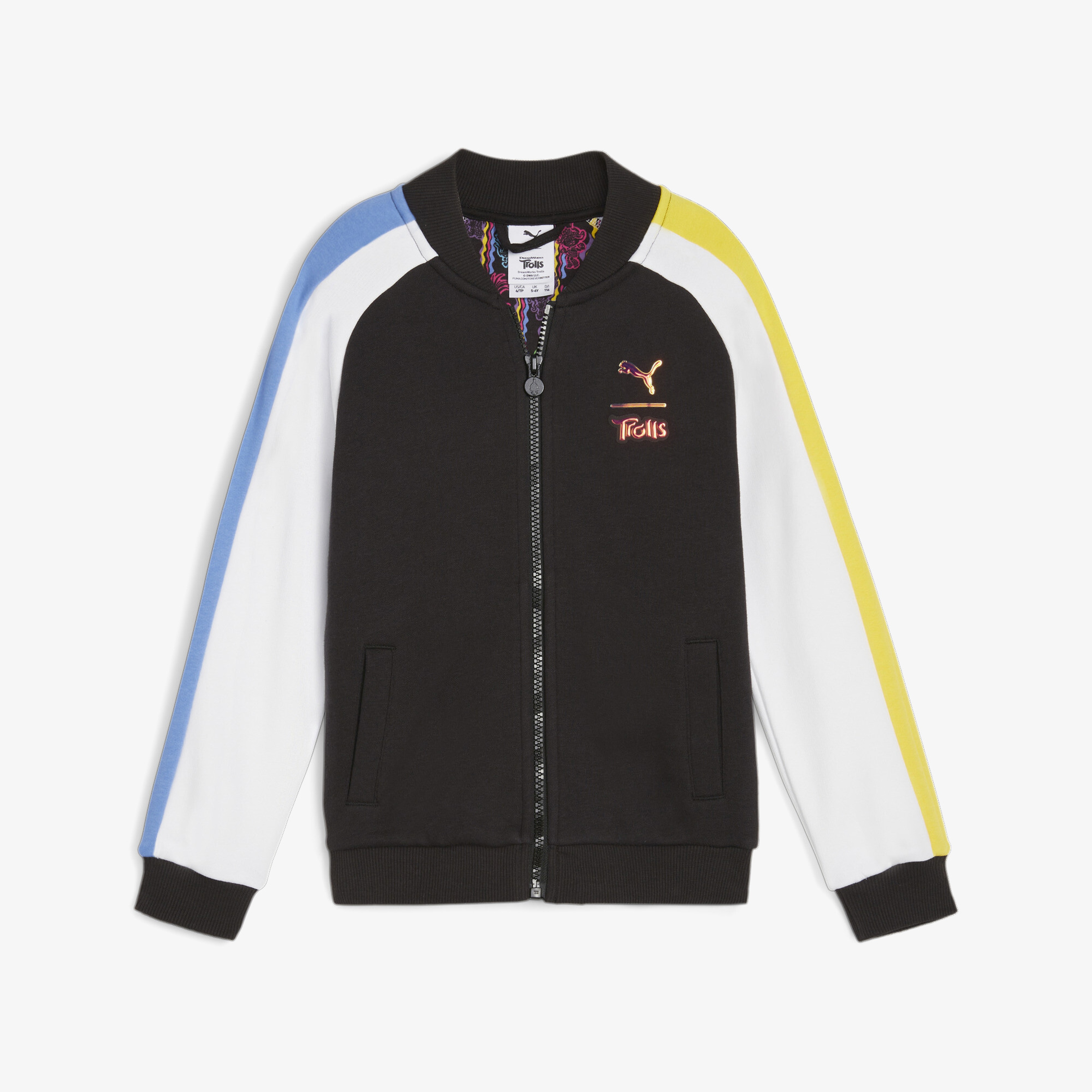 Puma X Trolls T7 Çocuk Siyah Eşofman Üstü