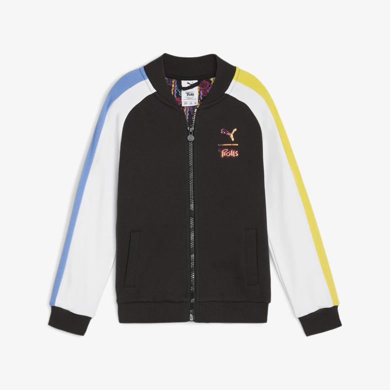 Puma X Trolls T7 Çocuk Siyah Eşofman Üstü