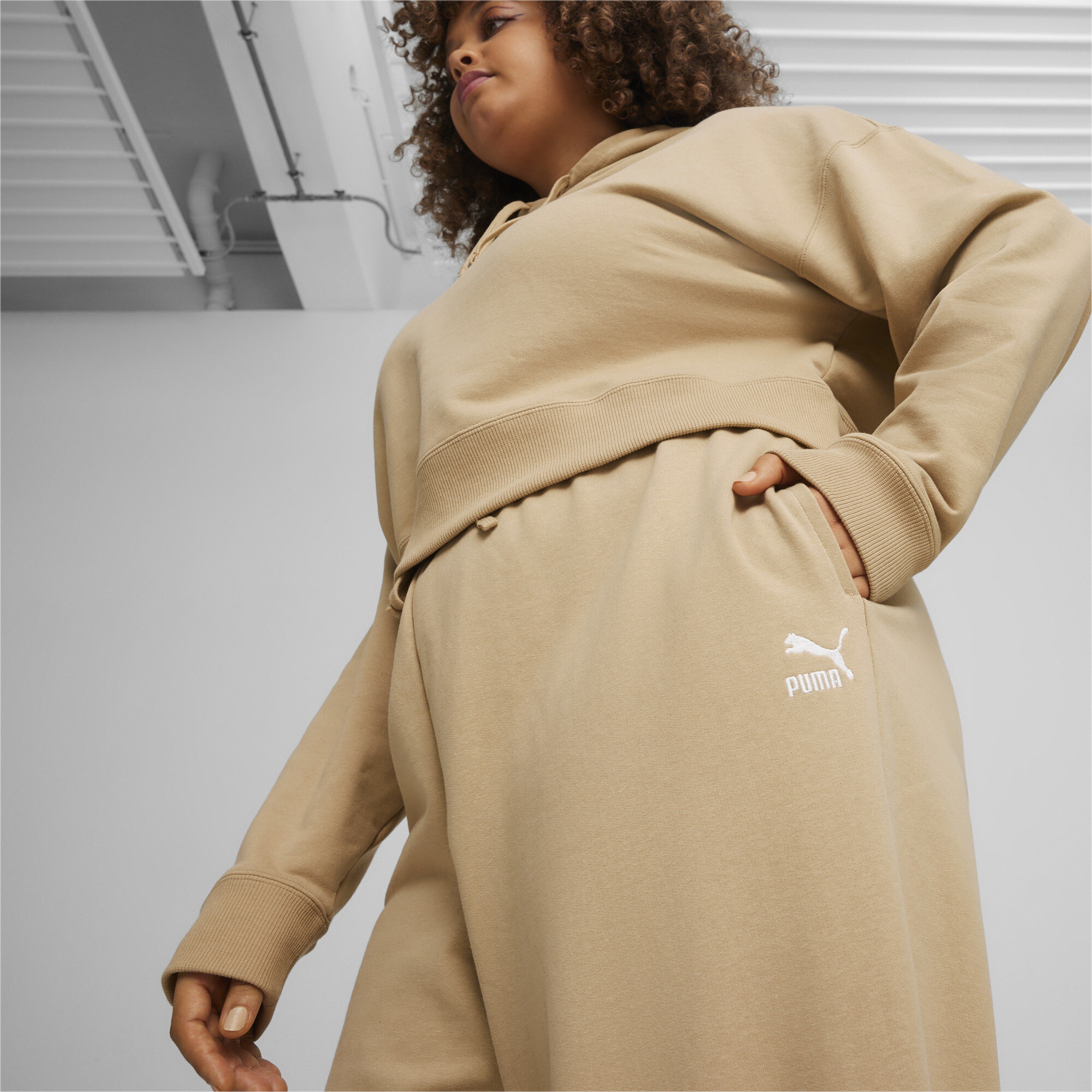 Puma Better Classics Kadın Bej Eşofman Altı