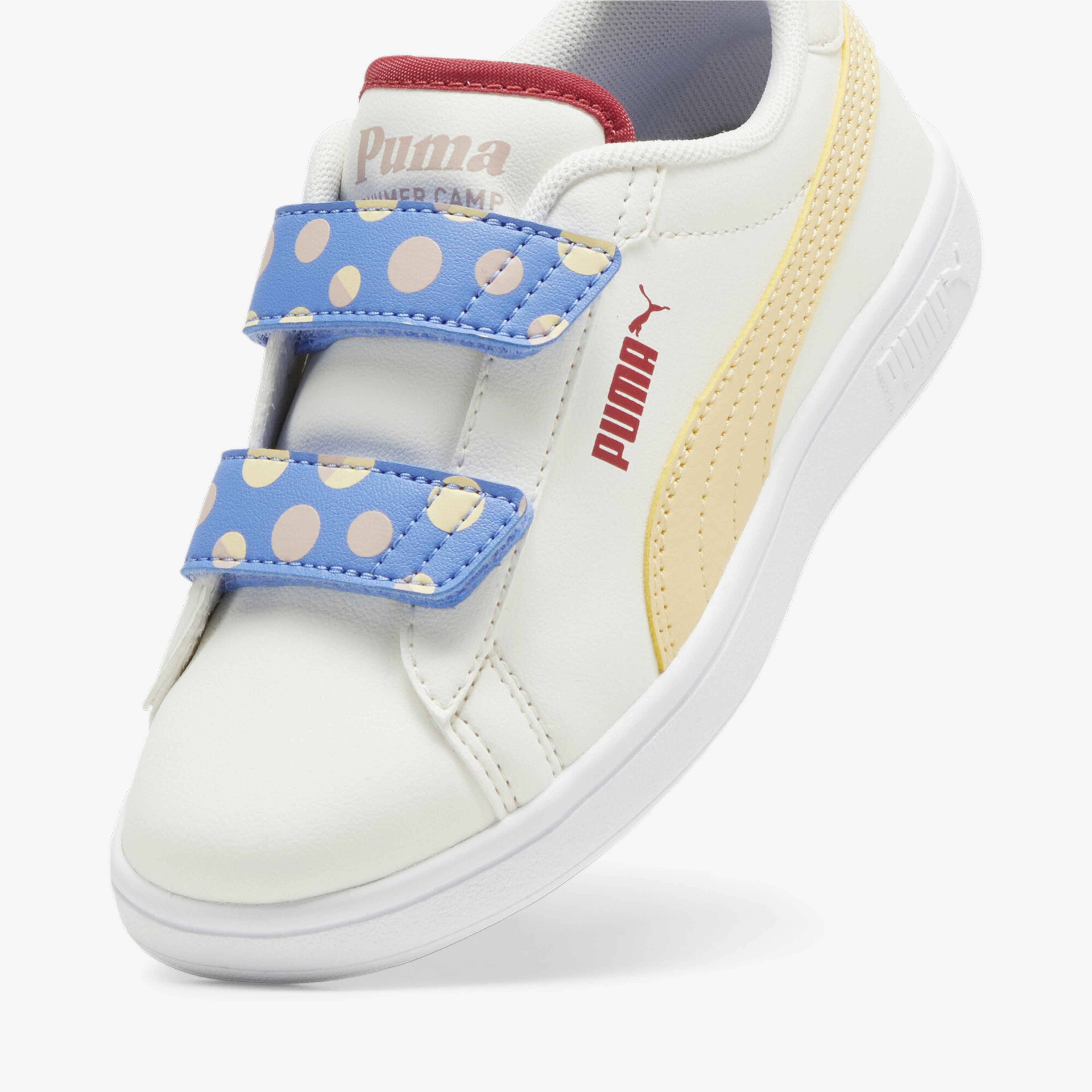 Puma Smash 3.0 Summercamp Çocuk Beyaz Spor Ayakkabı