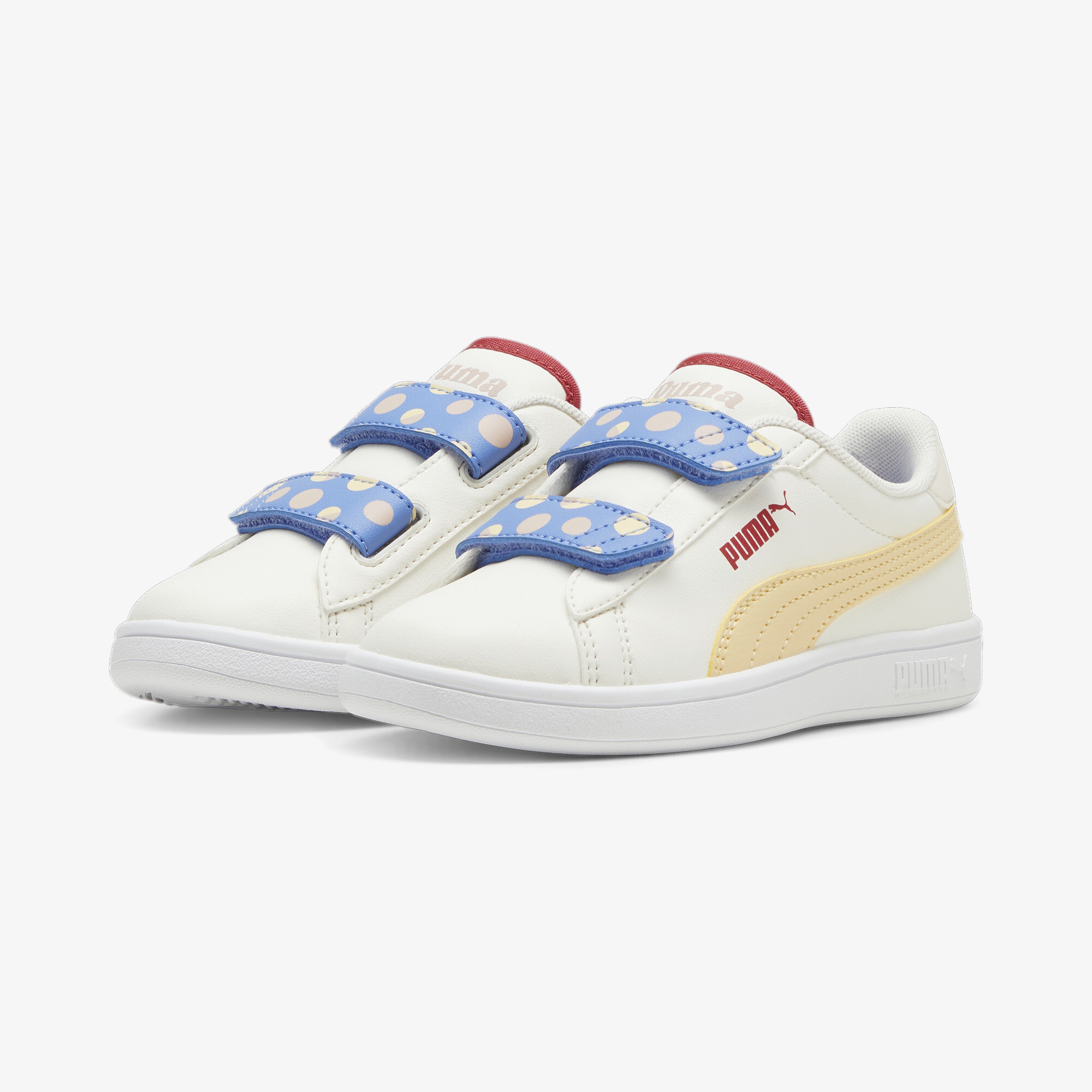 Puma Smash 3.0 Summercamp Çocuk Beyaz Spor Ayakkabı