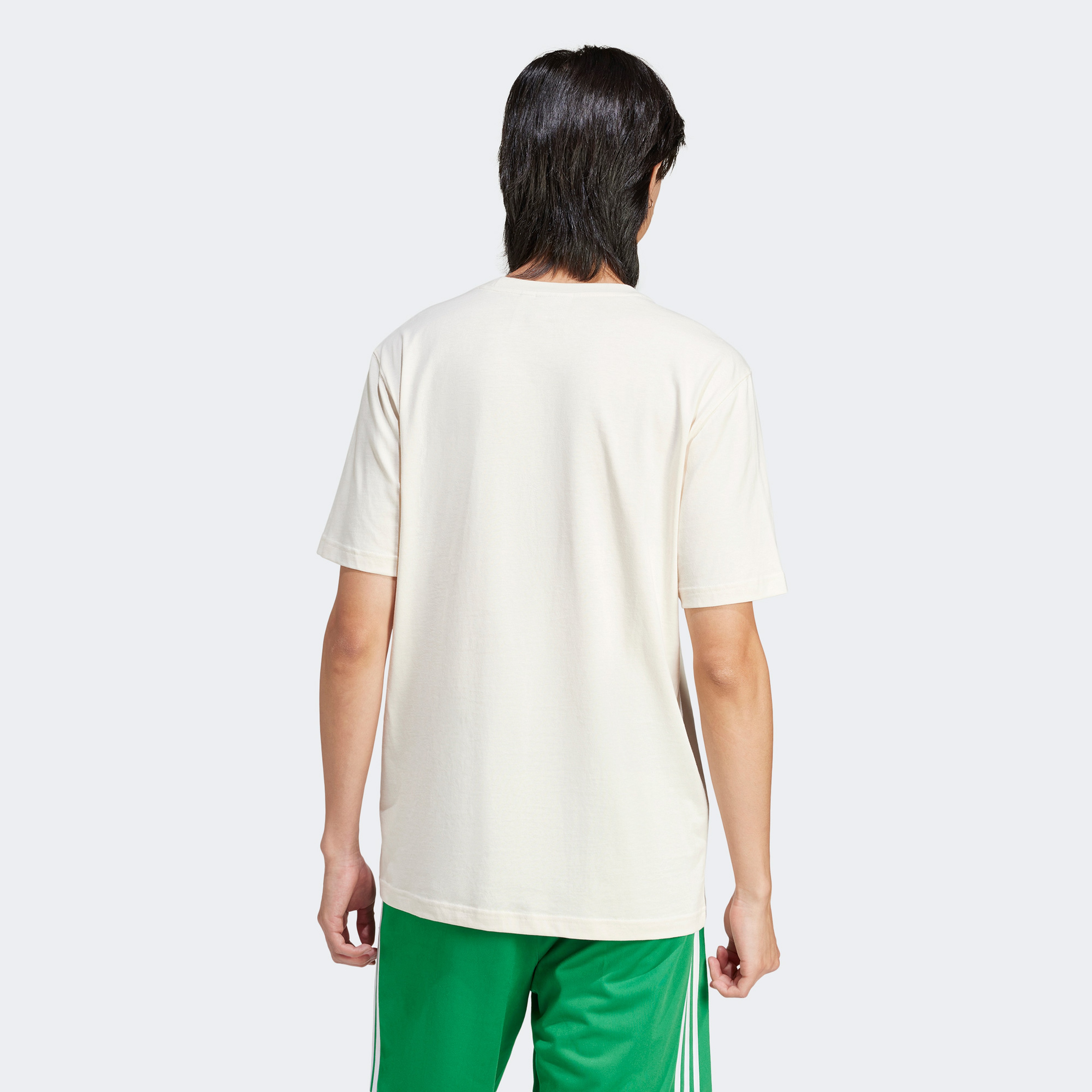 adidas Adicolor Trefoil Erkek Krem T-Shirt
