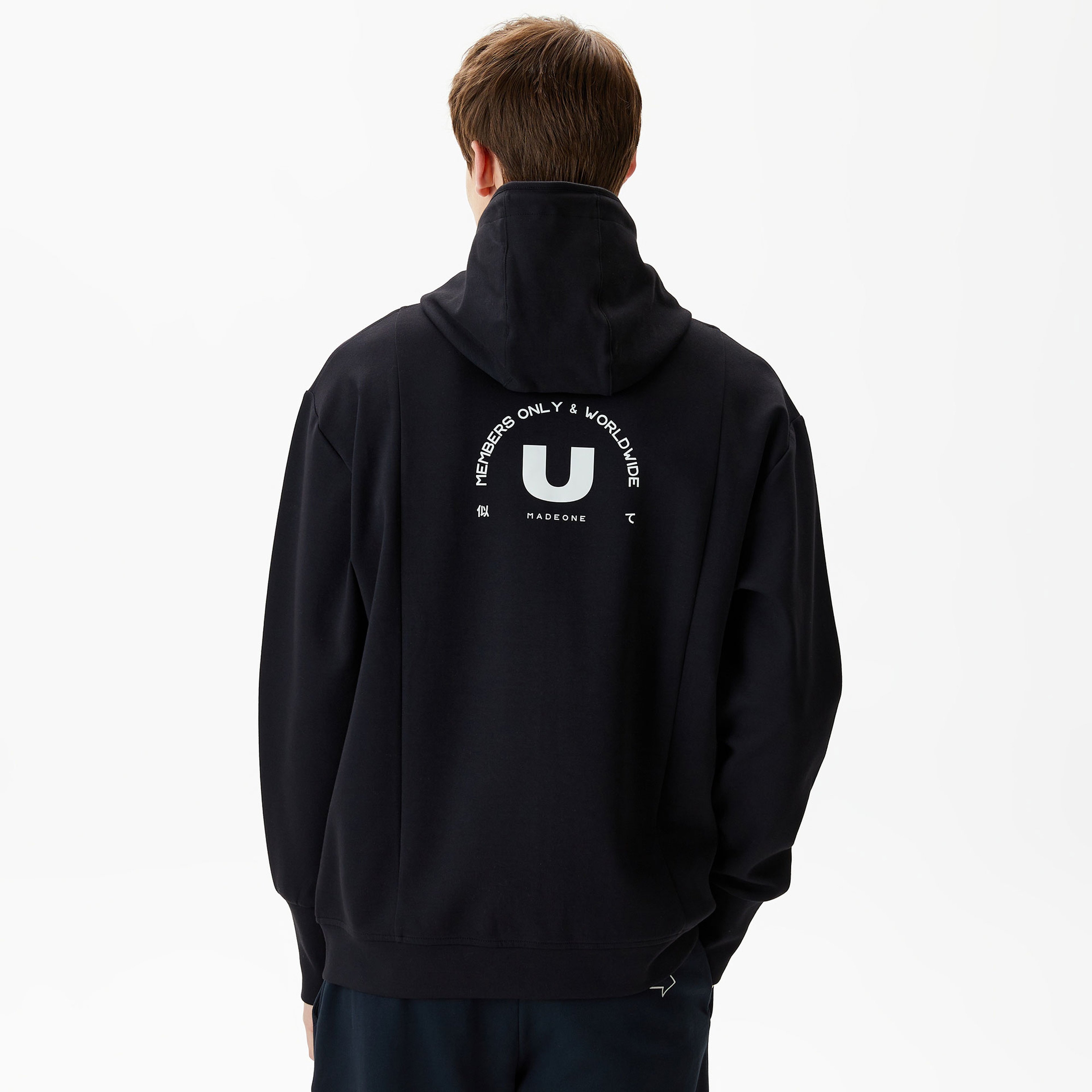 UNITED4 Erkek Siyah Sweatshirt