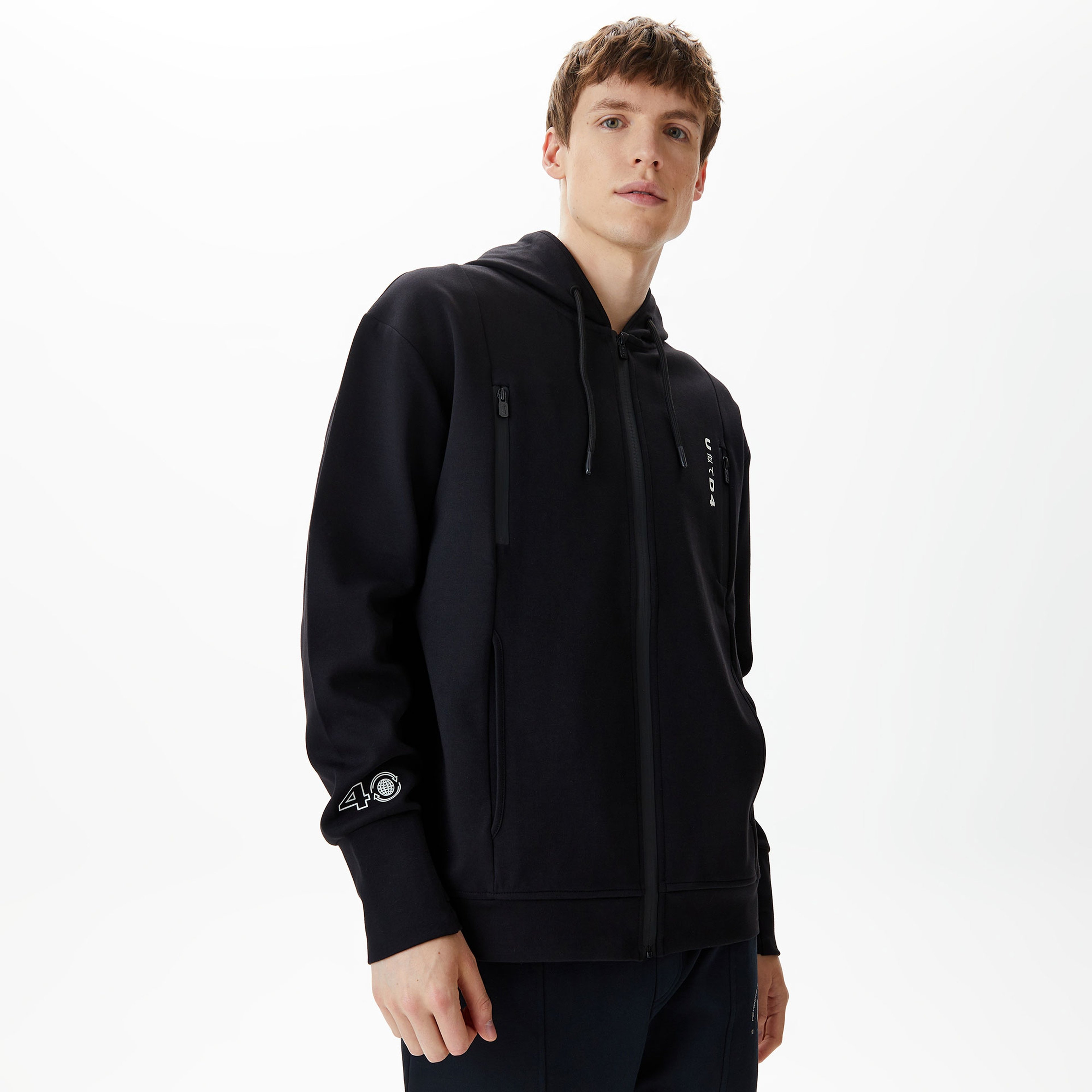 UNITED4 Erkek Siyah Sweatshirt