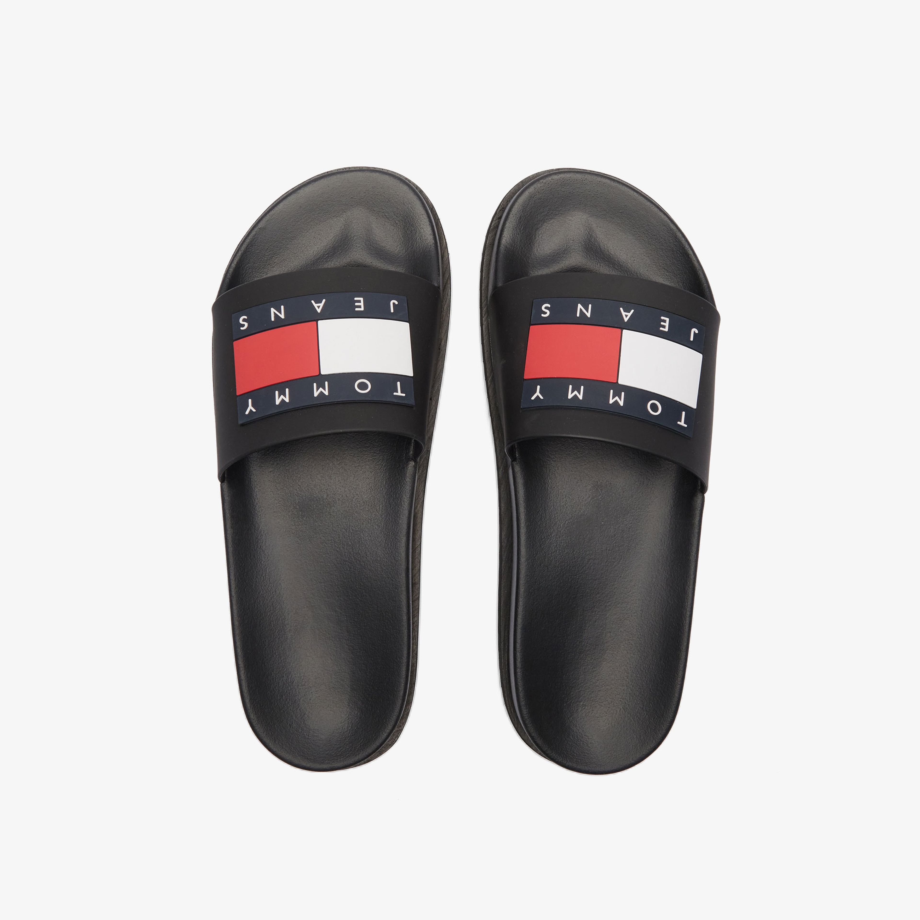 Tommy Jeans Elevated Flatform Slide Kadın Siyah Terlik
