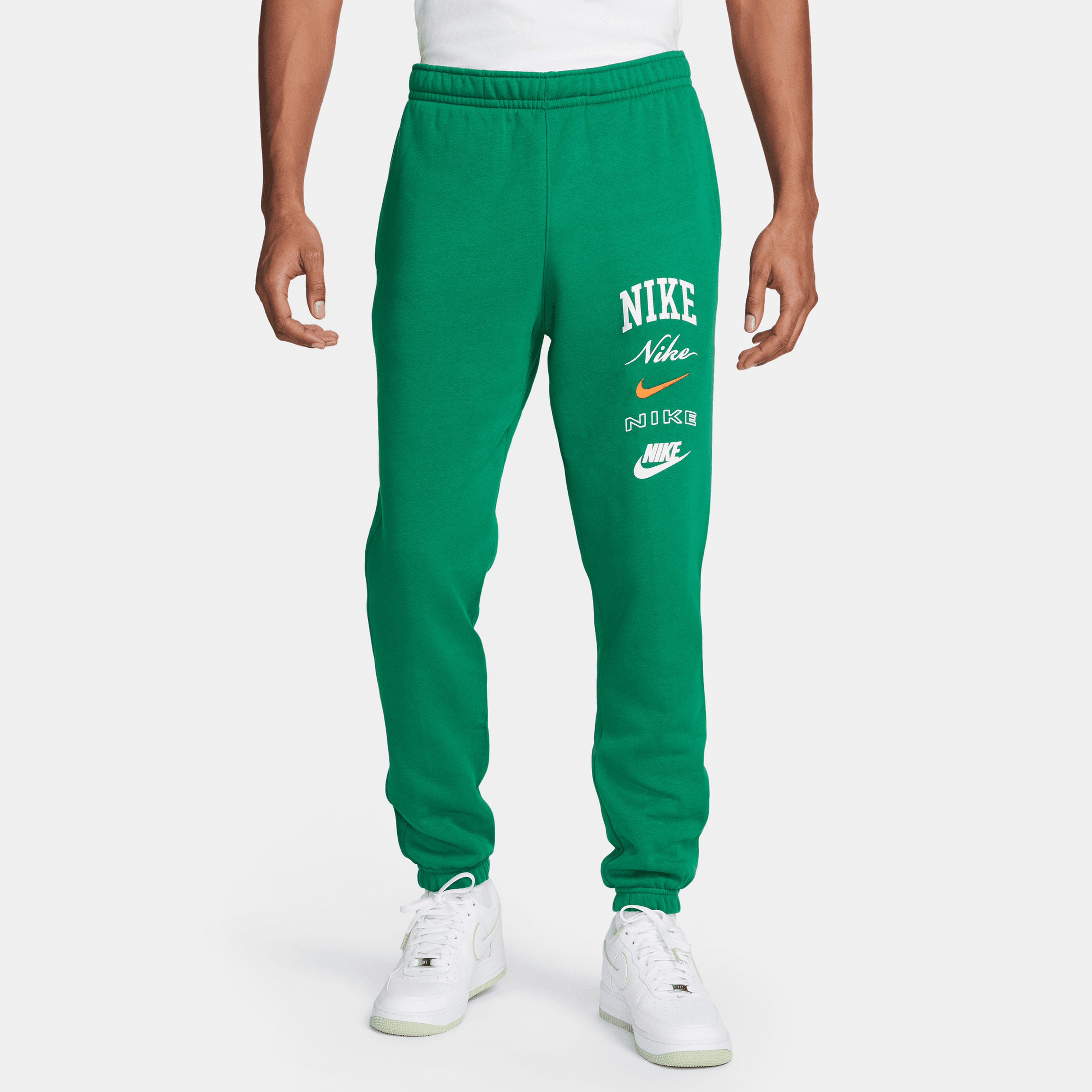 Nike Club Fleece Sportswear Erkek Yeşil Eşofman Altı