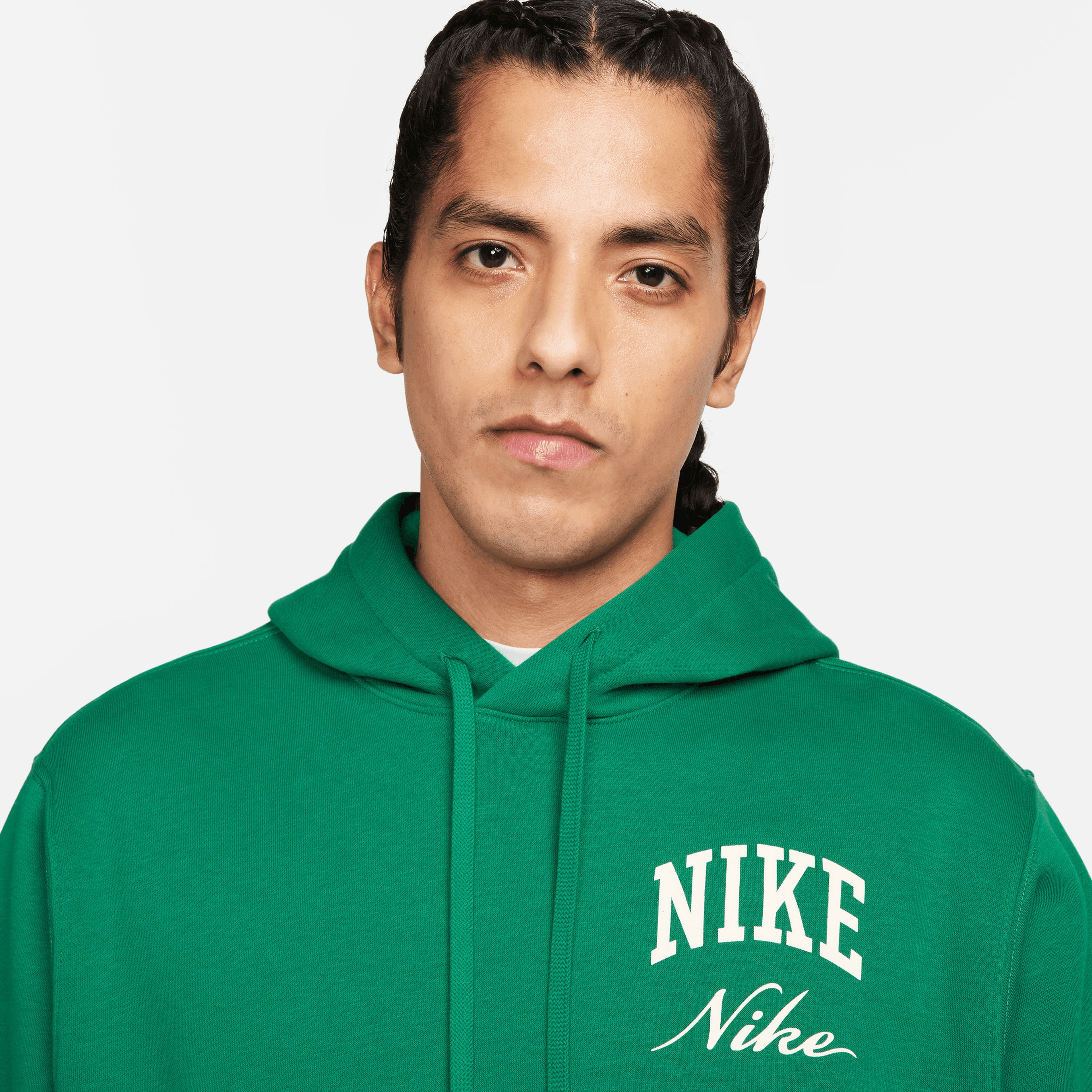 Nike Club Fleece Sportswear Erkek Yeşil Hoodie