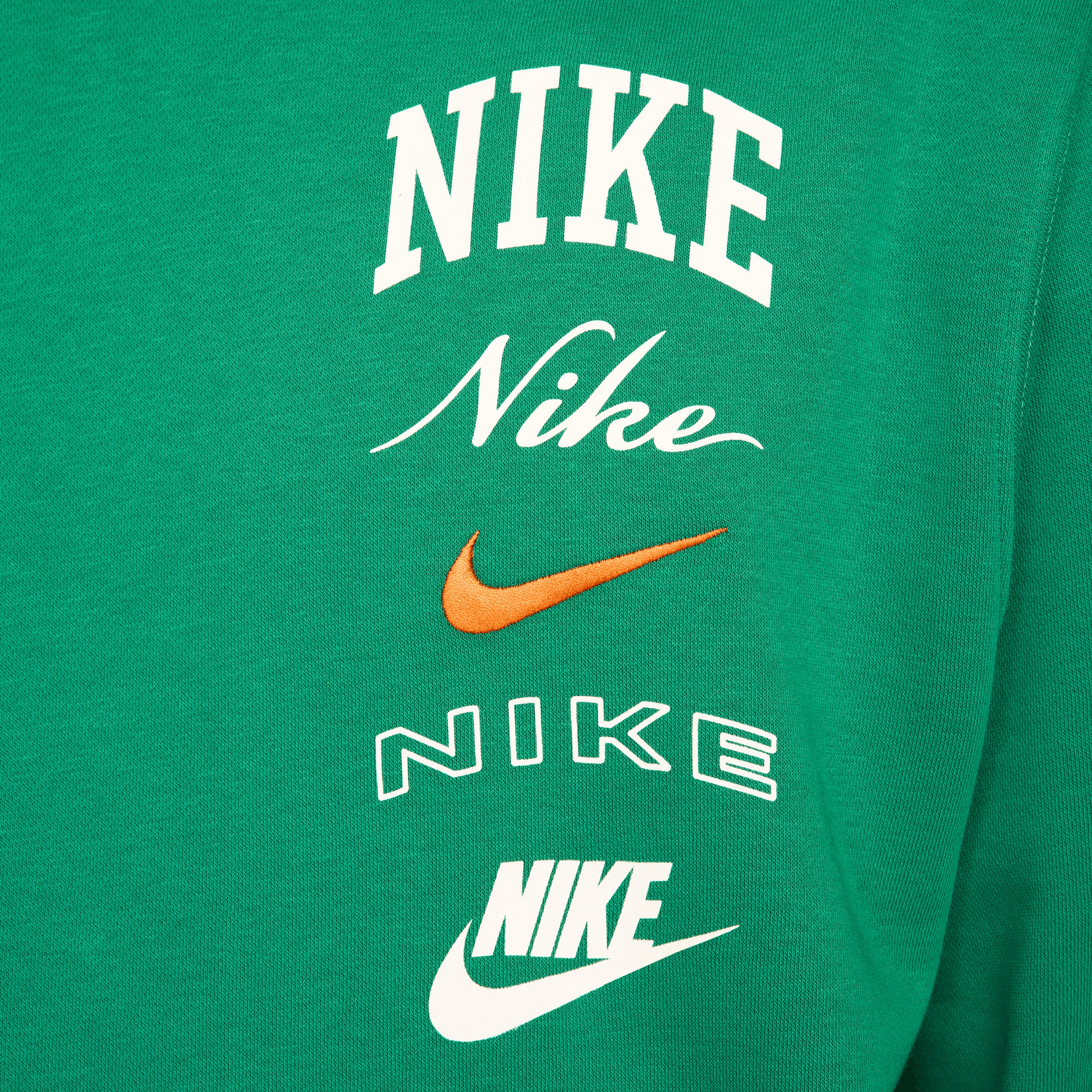 Nike Club Fleece Sportswear Erkek Yeşil Hoodie