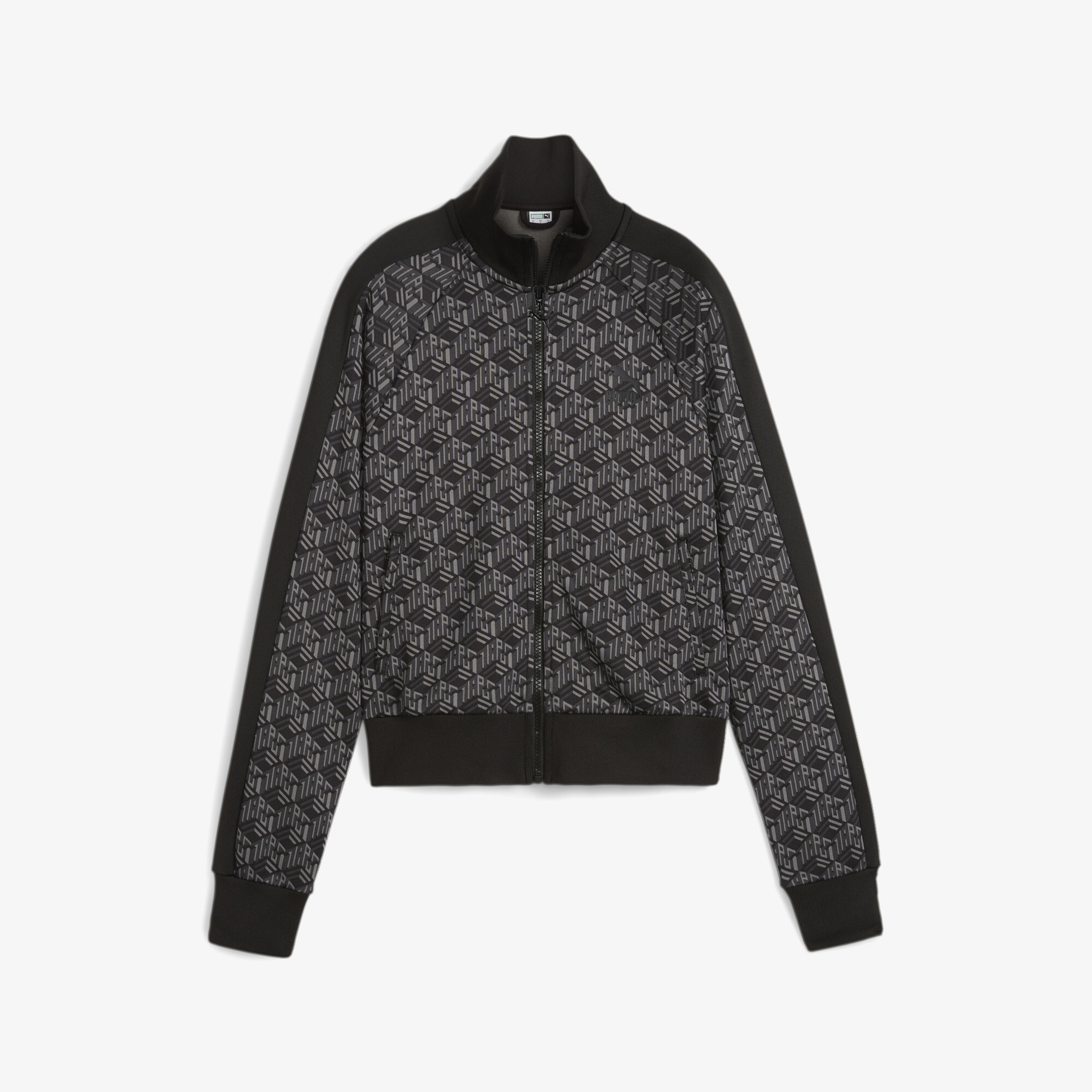 Puma T7 Aop Track Kadın Siyah Eşofman Üstü