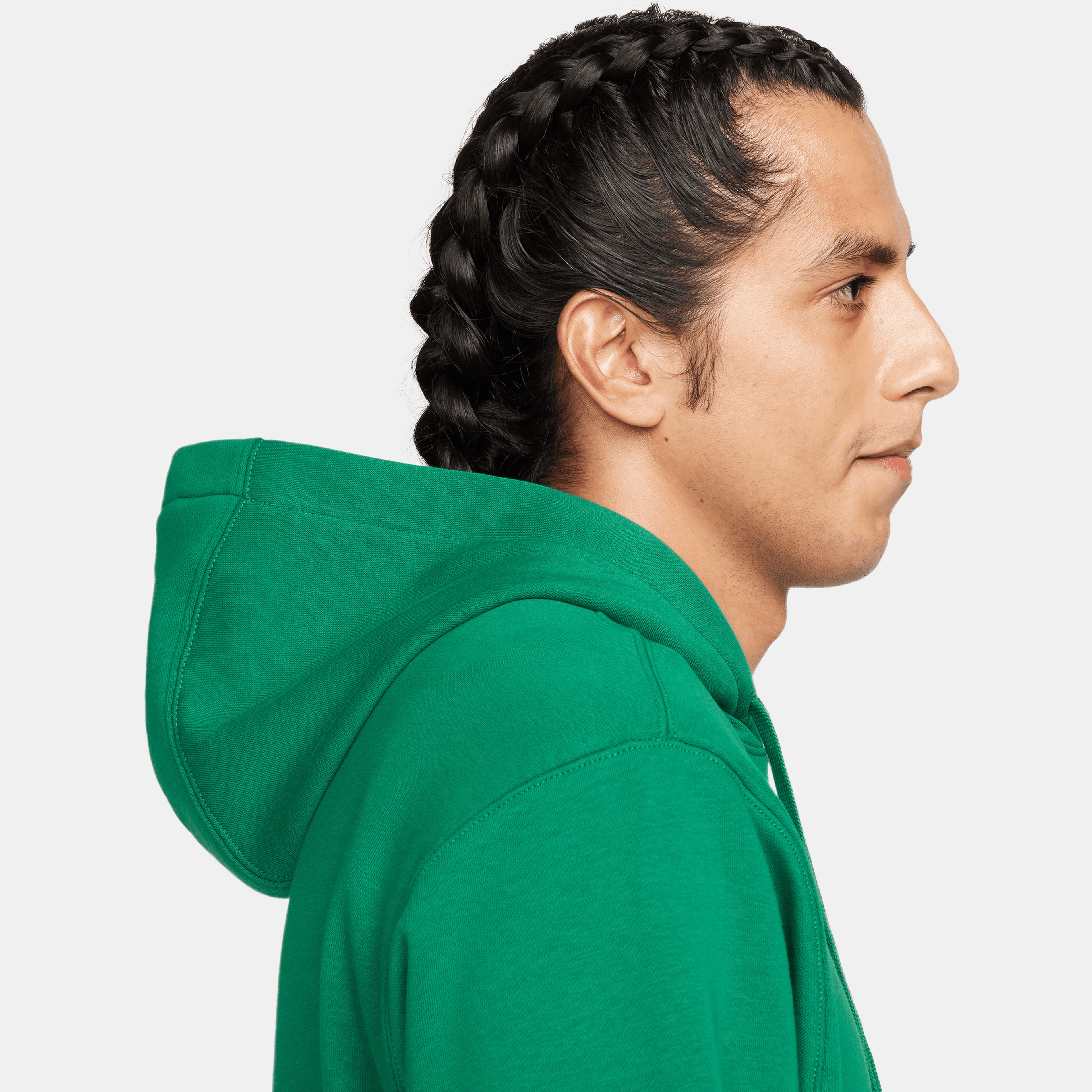 Nike Club Fleece Sportswear Erkek Yeşil Hoodie