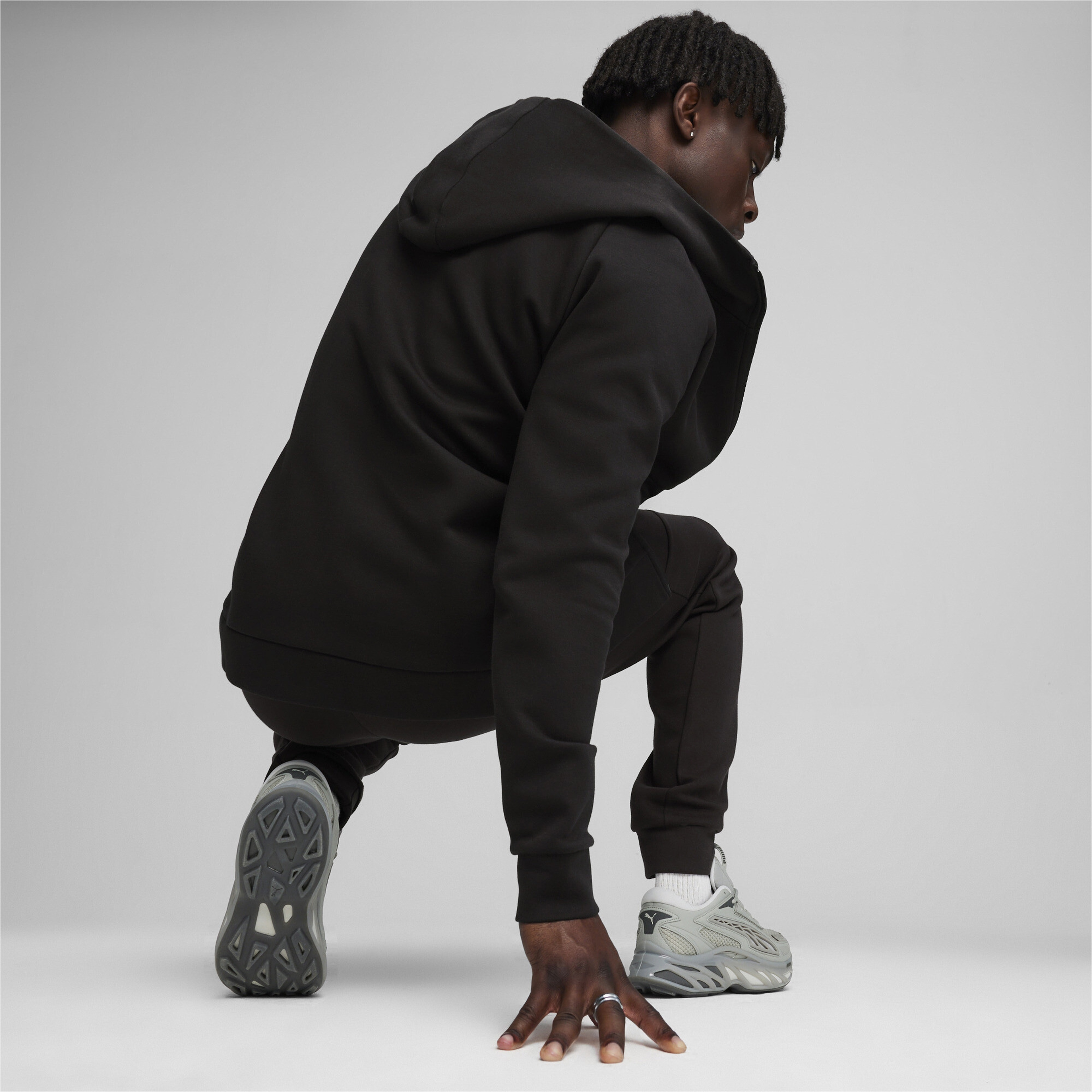 Puma Tech Erkek Siyah Eşofman Üstü