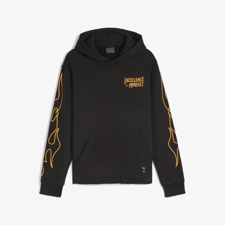 Puma Caution Erkek Siyah Hoodie