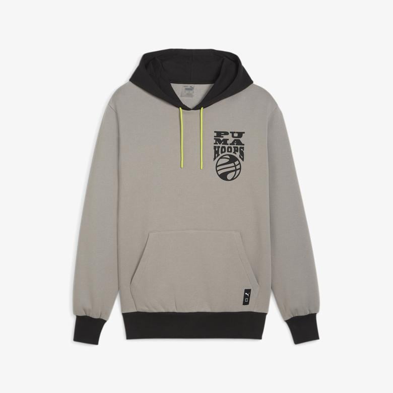 Puma Posterize 2.0 Erkek Siyah/Gri Hoodie