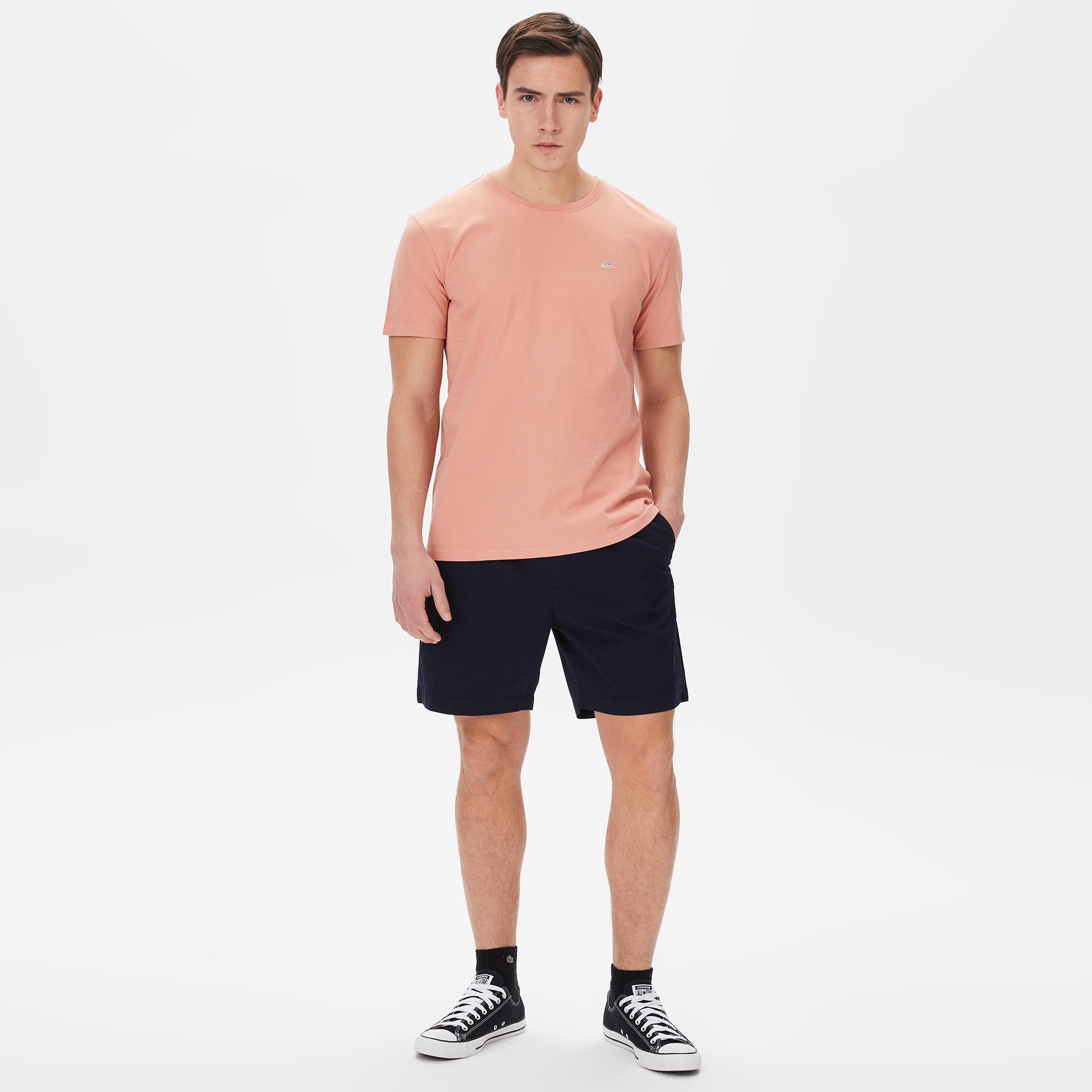 Quiksilver Taxer 17" Elastic Waist Erkek Mavi Günlük Şort