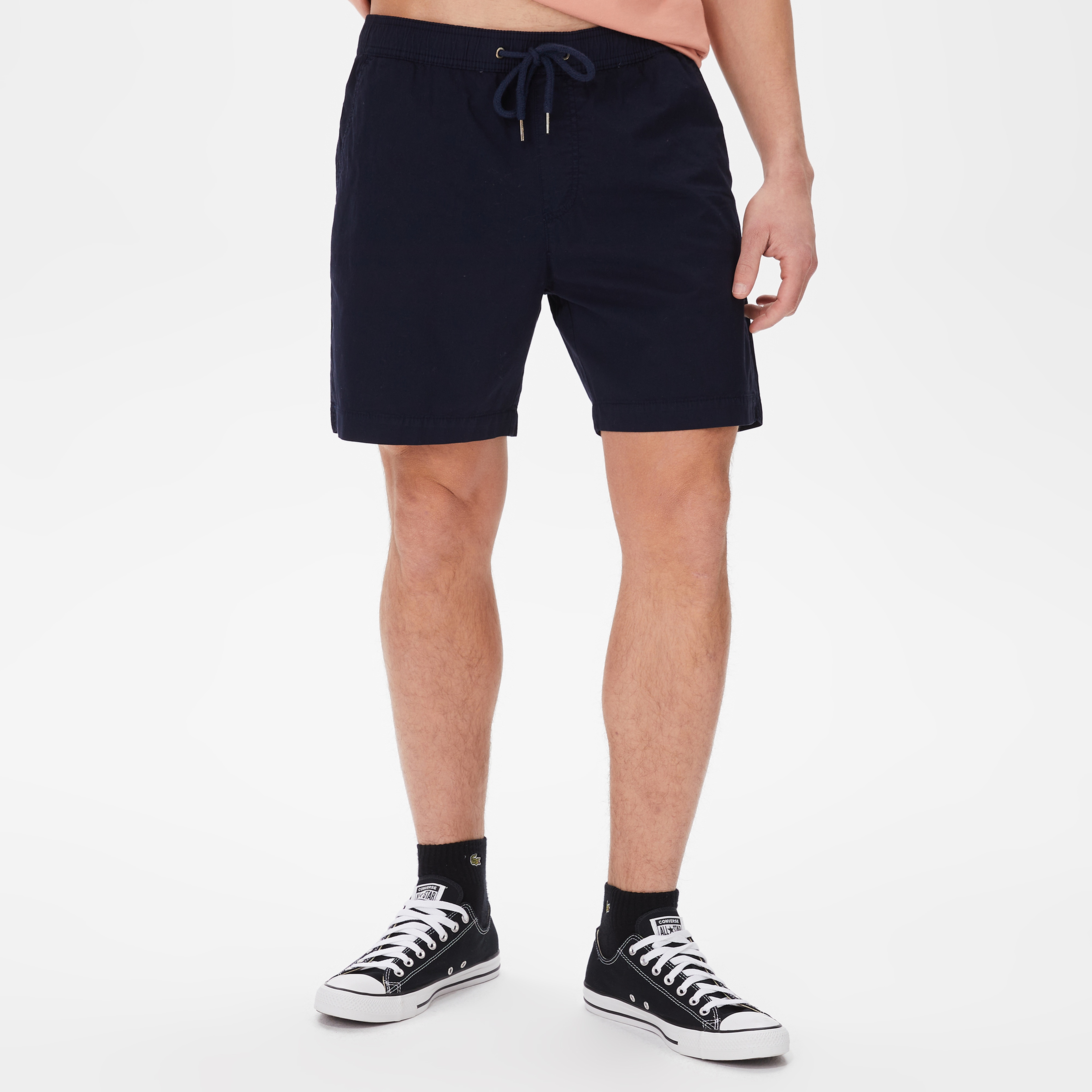 Quiksilver Taxer 17" Elastic Waist Erkek Mavi Günlük Şort