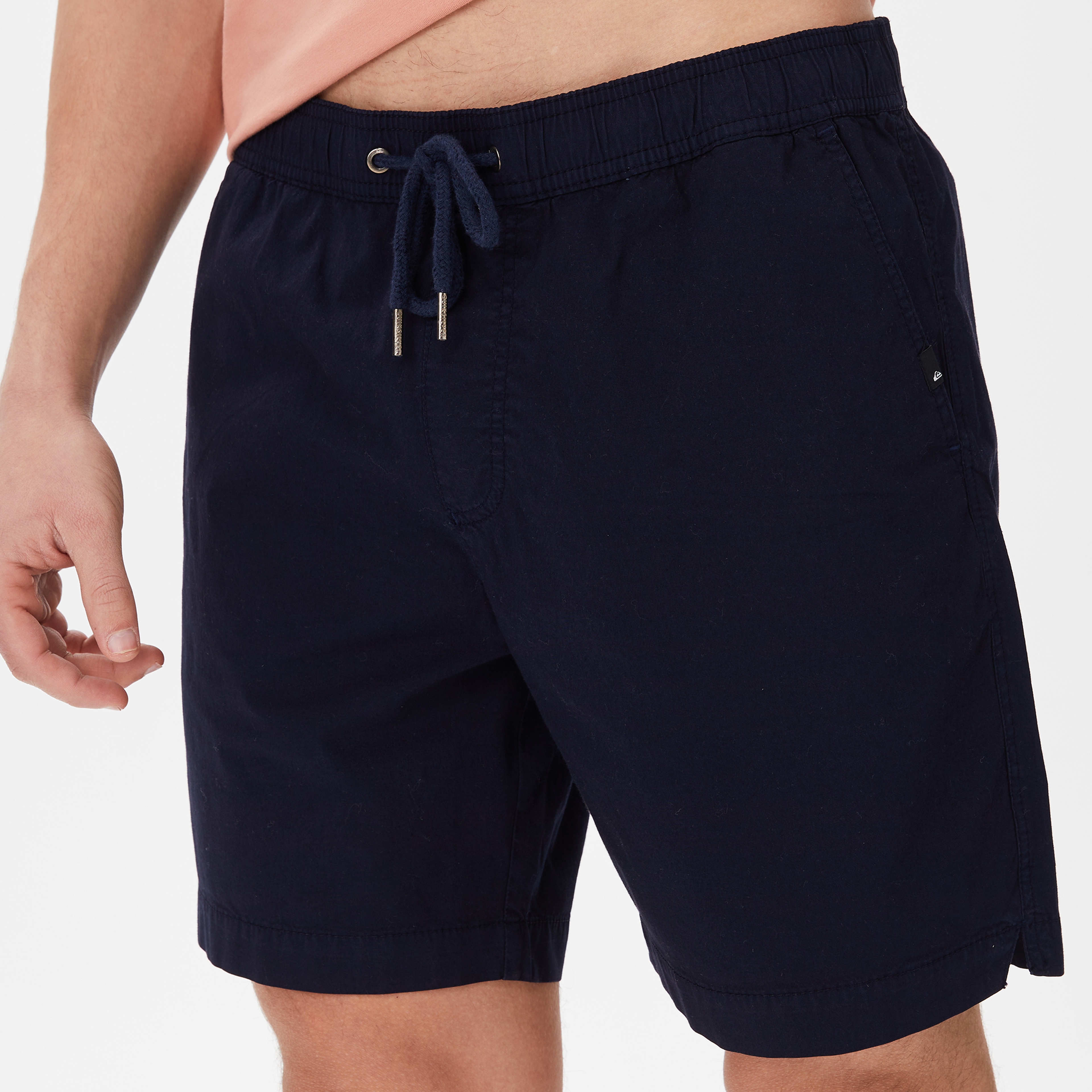 Quiksilver Taxer 17" Elastic Waist Erkek Mavi Günlük Şort