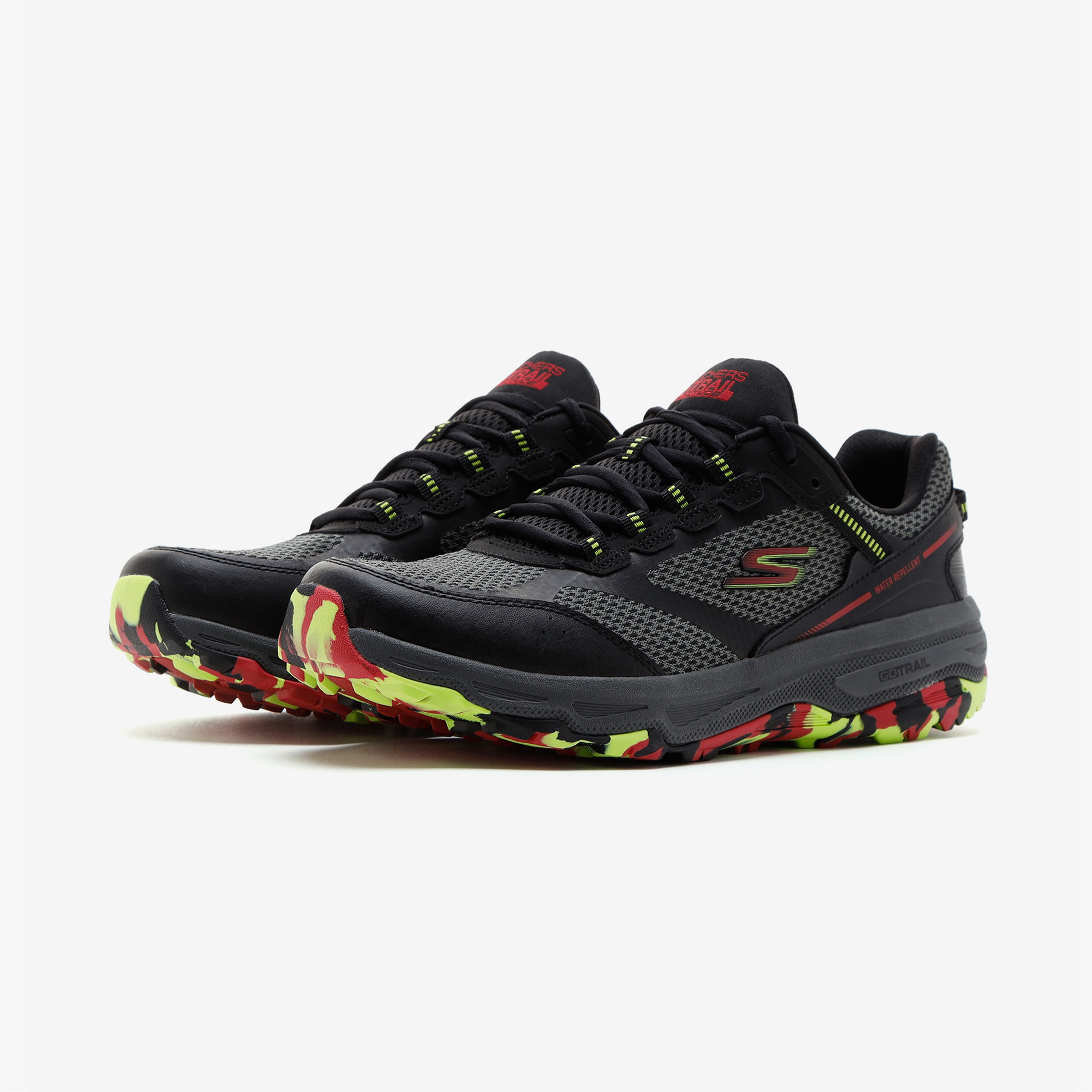 Skechers Go Run Trail Altitude-Marble Erkek Siyah Outdoor Ayakkabı