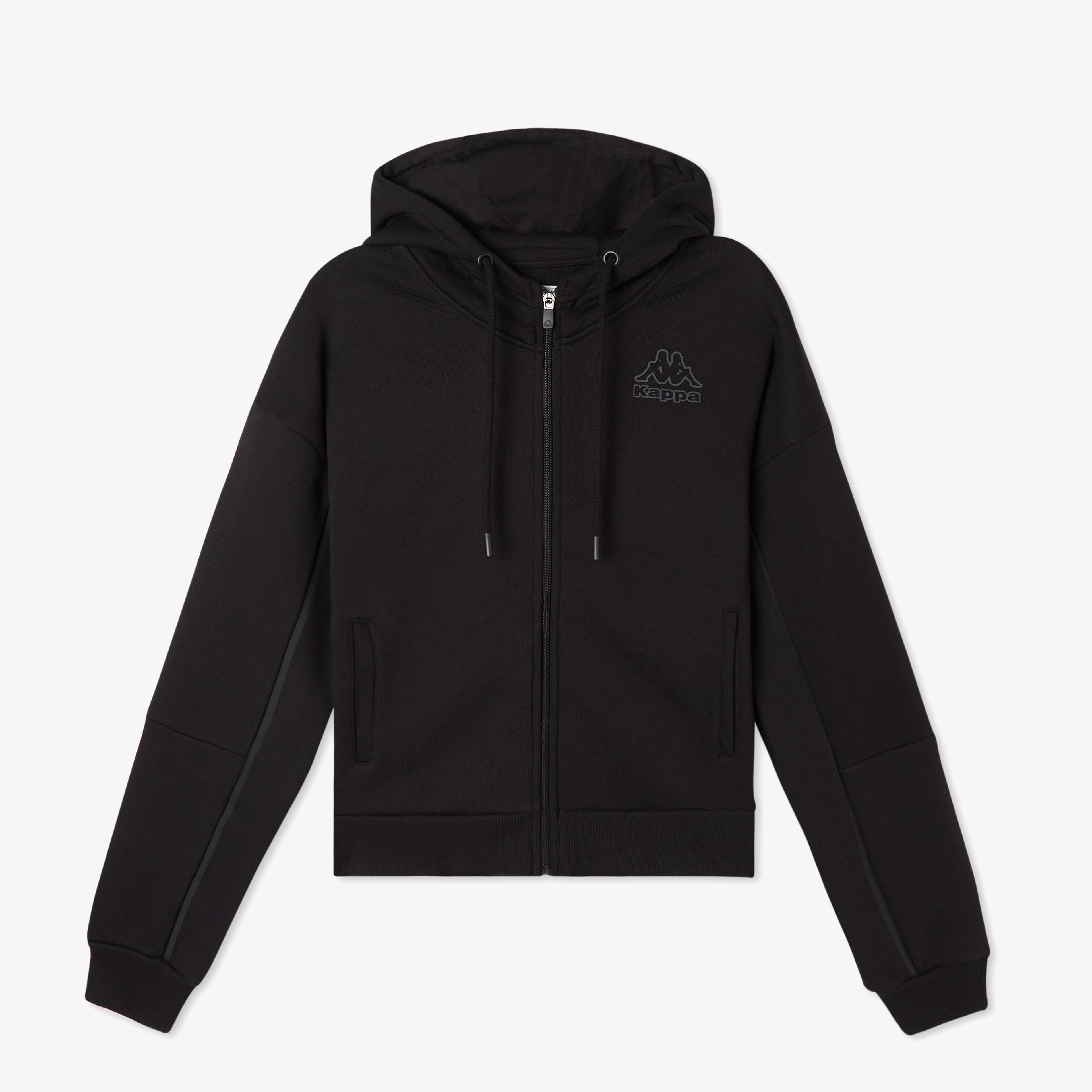 Kappa Logo Dago Kadın Siyah Günlük Sweatshirt