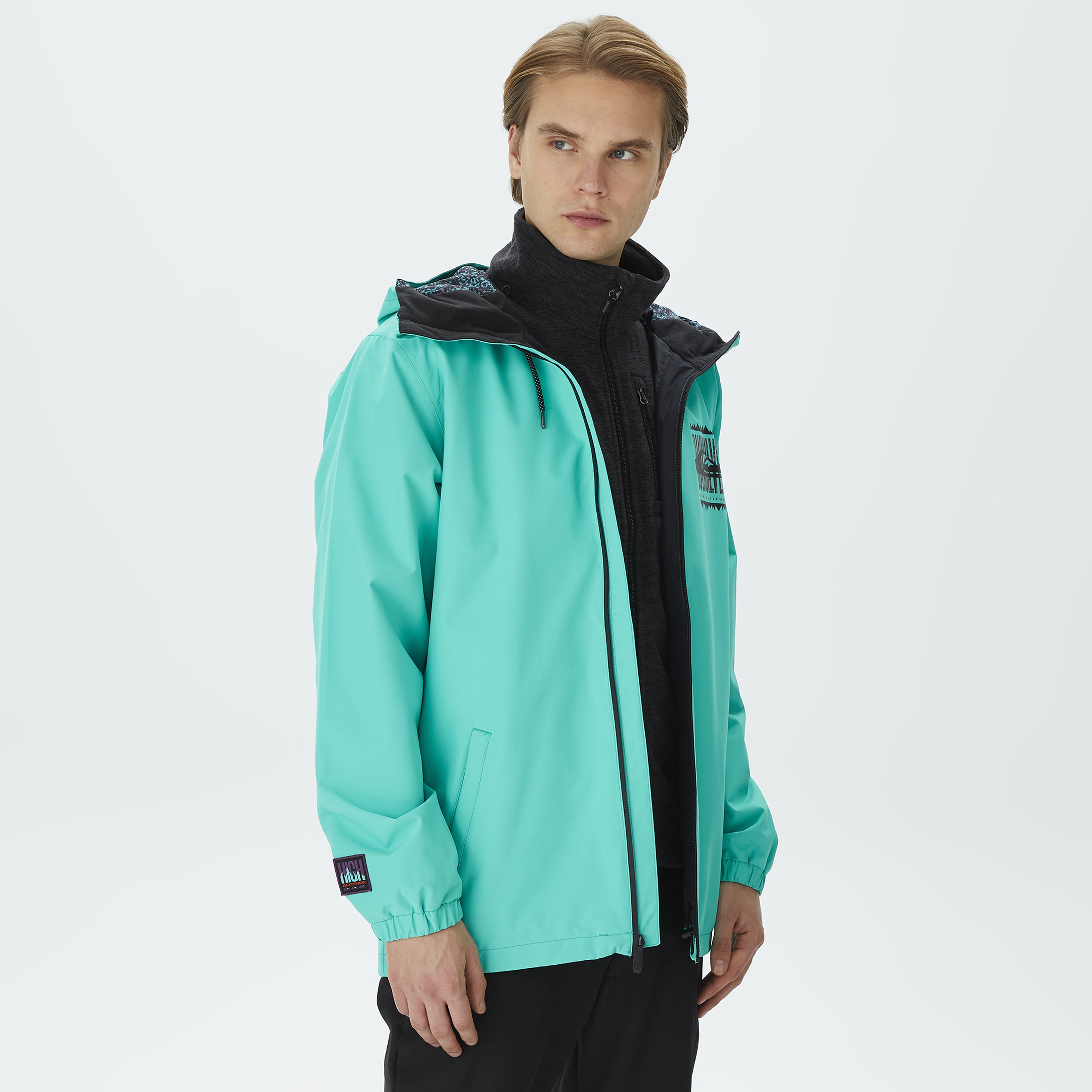 Quiksilver Hıgh In The Hood Erkek Yeşil Kayak Montu