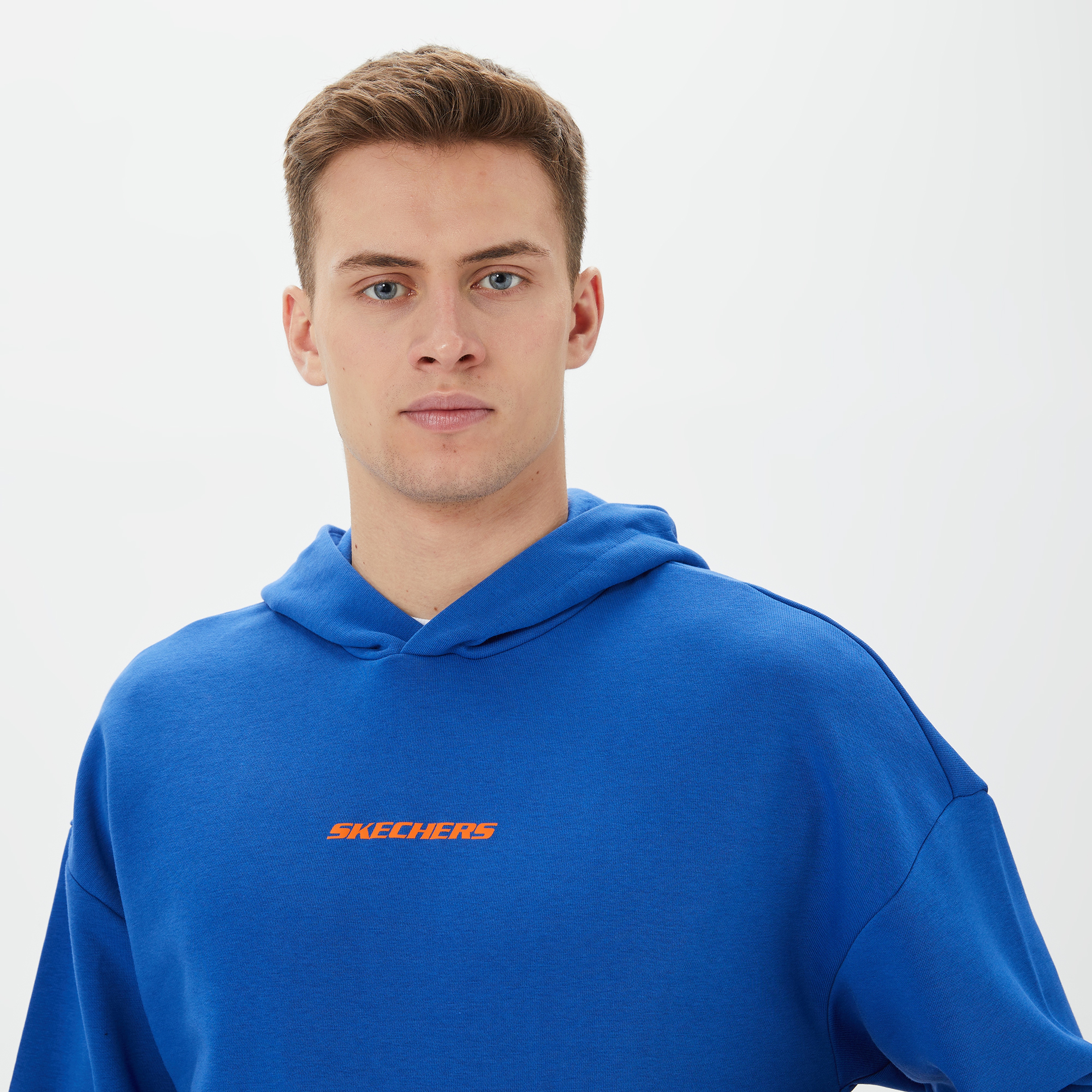 Skechers M Essential Erkek Mavi Günlük Sweatshirt