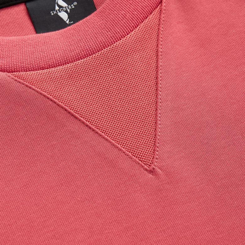 Skechers 2Xi-Lock Crew Neck Erkek Pembe Günlük Sweatshirt