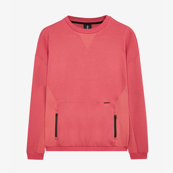 Skechers 2Xi-Lock Crew Neck Erkek Pembe Günlük Sweatshirt
