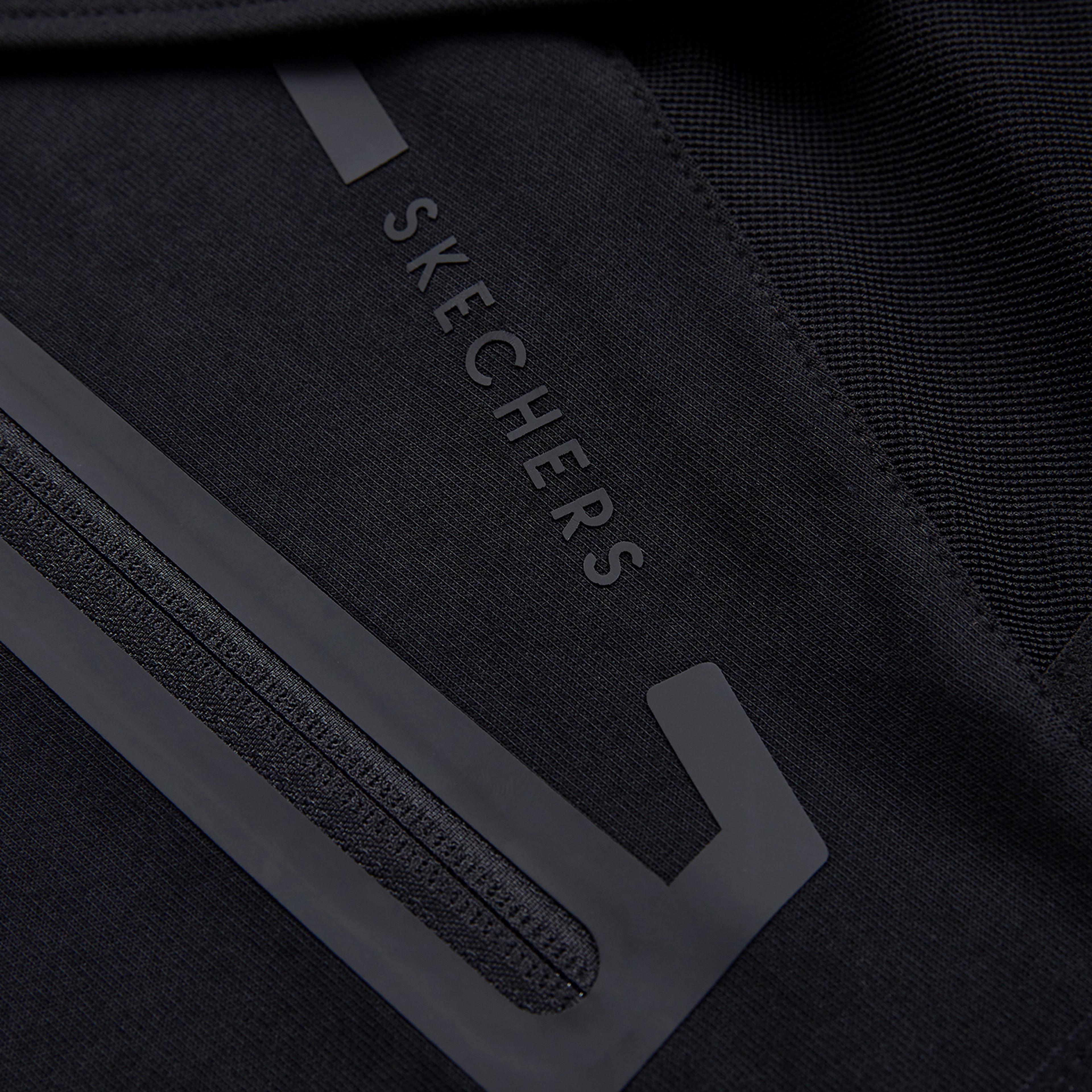 Skechers 2Xi-Lock Full Zip Erkek Siyah Günlük Sweatshirt