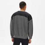 Skechers Lw Fleece Crew Neck Erkek Gri Sweatshirt