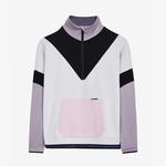 Skechers 2Xi-Lock Half Zip Kadın Beyaz Günlük Sweatshirt
