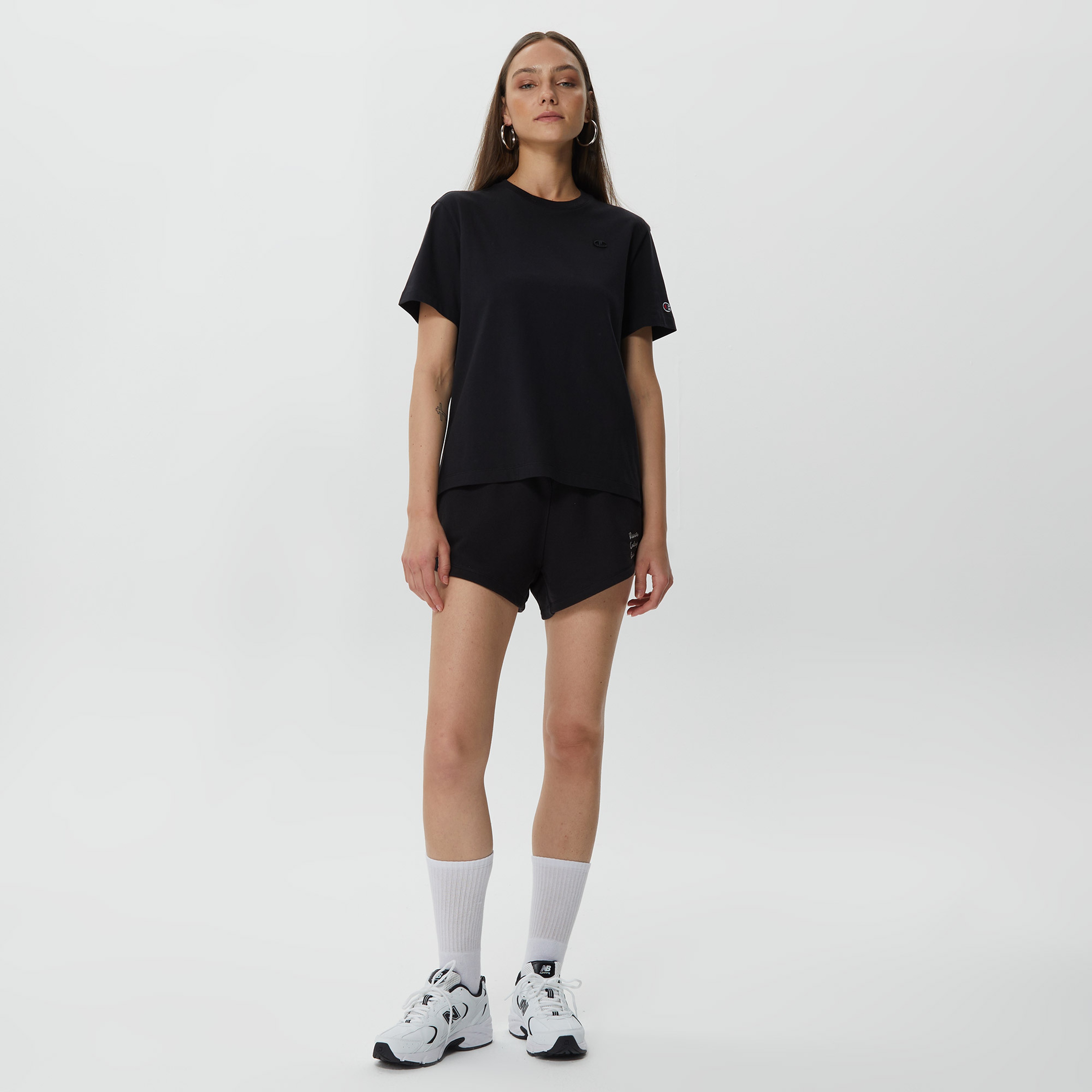 Champion Classic Kadın Siyah Şort