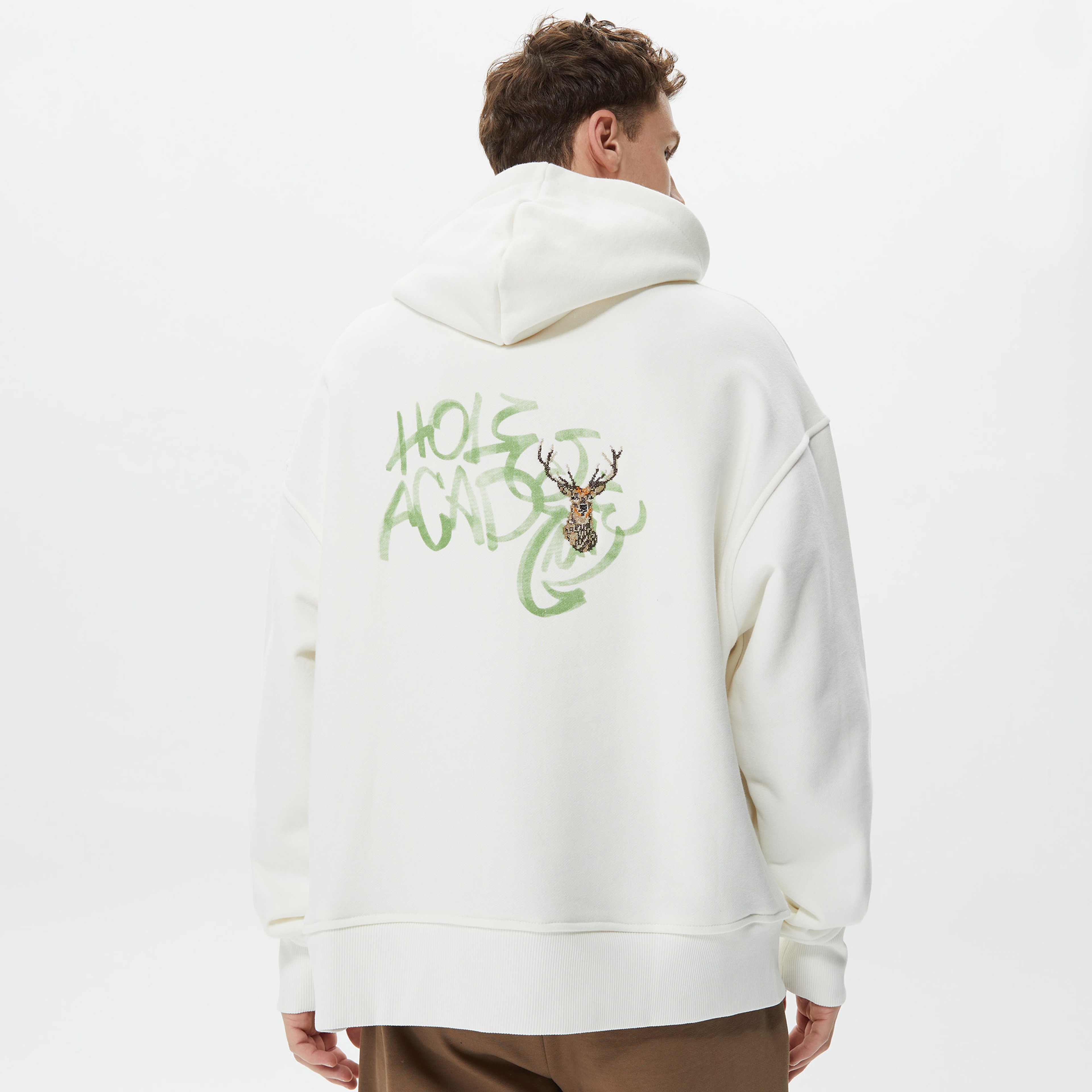 Holeacademie X The Meister Erkek Krem Hoodie