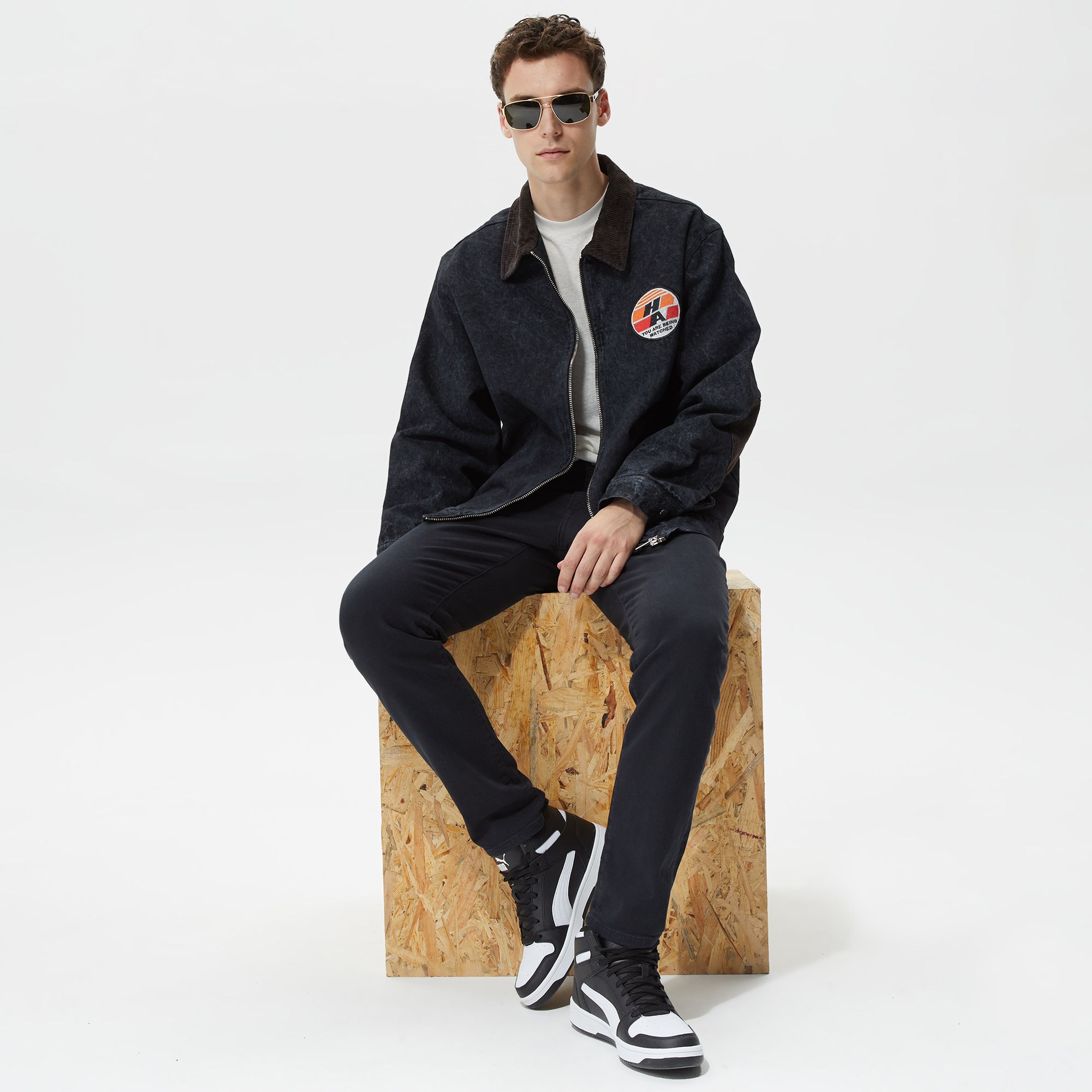 Holeacademie Essentials Erkek Siyah Ceket
