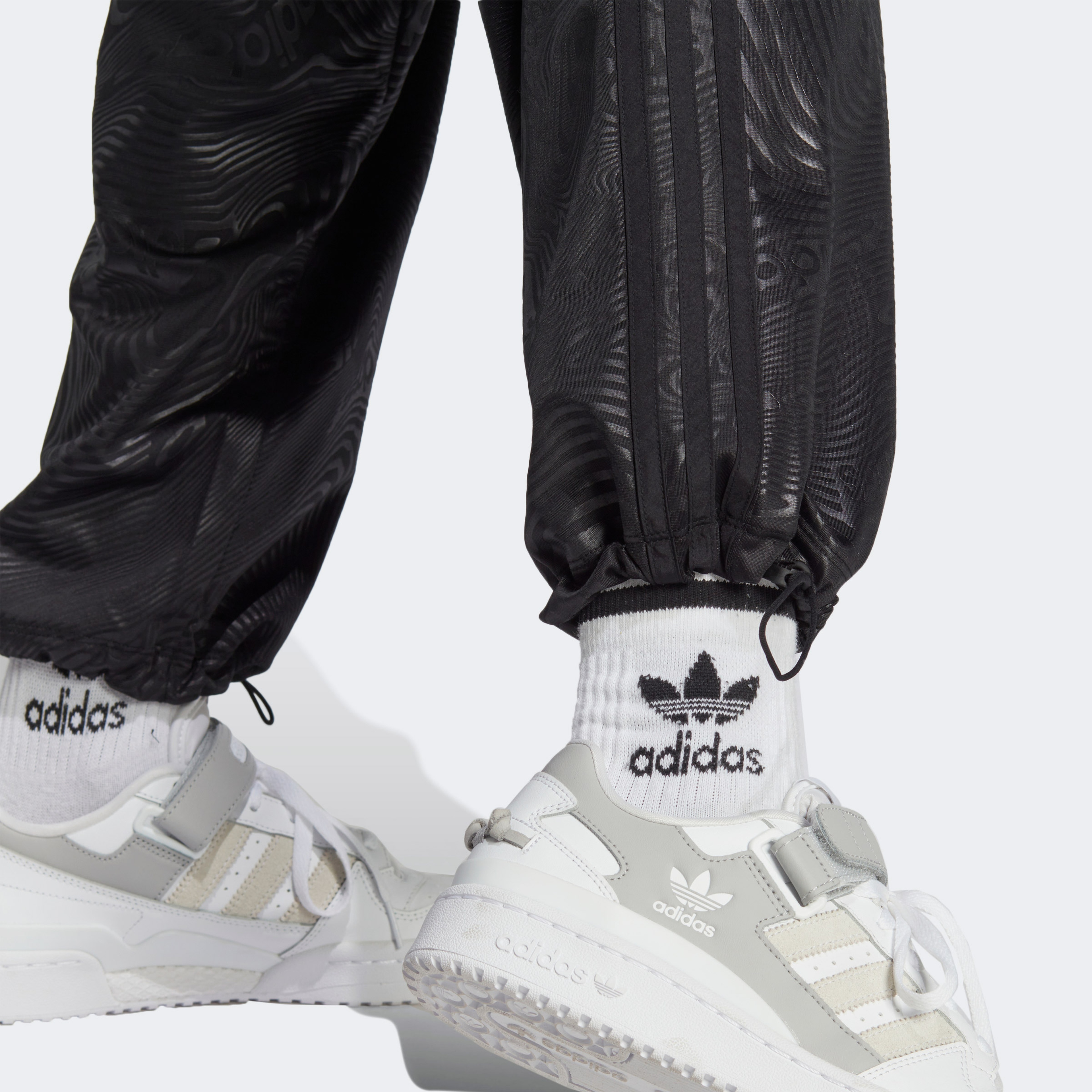 adidas Marble Print Firebird Tracksuit Kadın Siyah Eşofman Altı