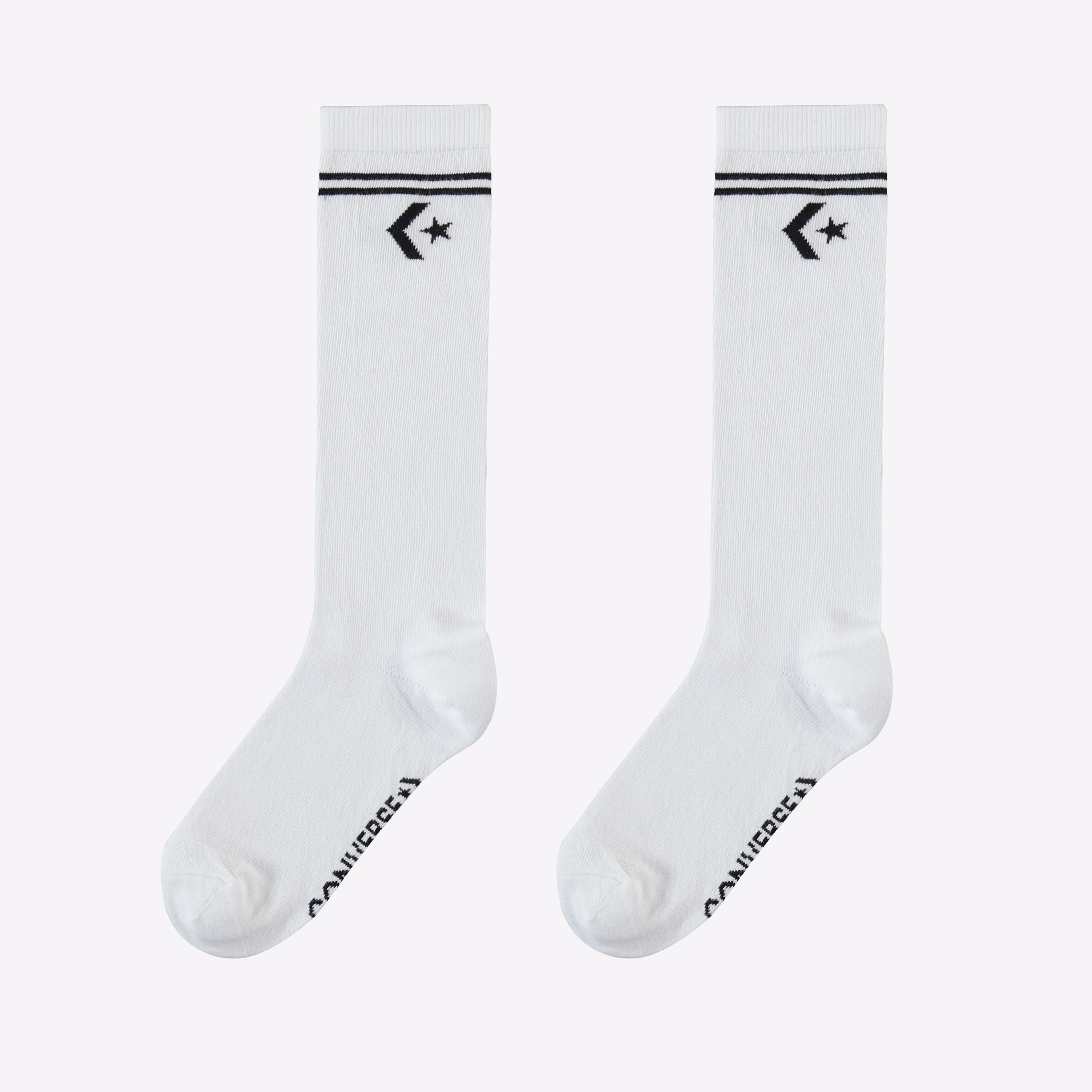 Converse Star Chevron Unisex 2'li Beyaz Çorap