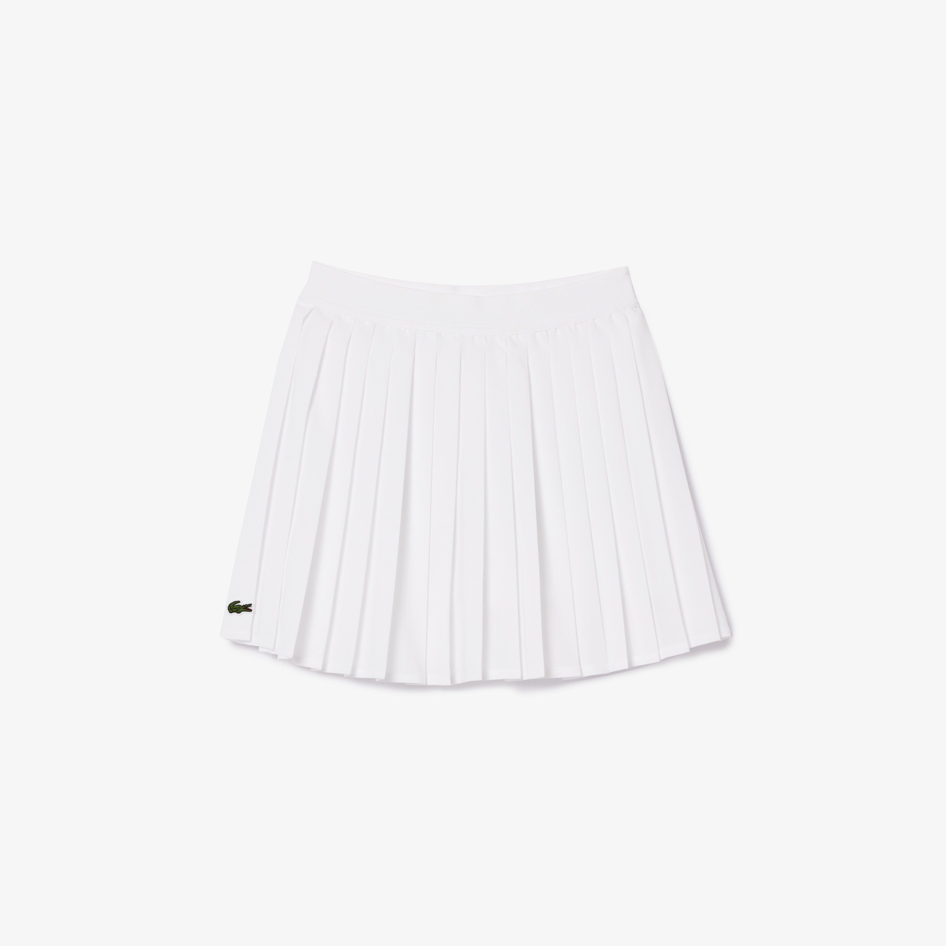 Lacoste Kız Çocuk Pileli Beyaz Etek