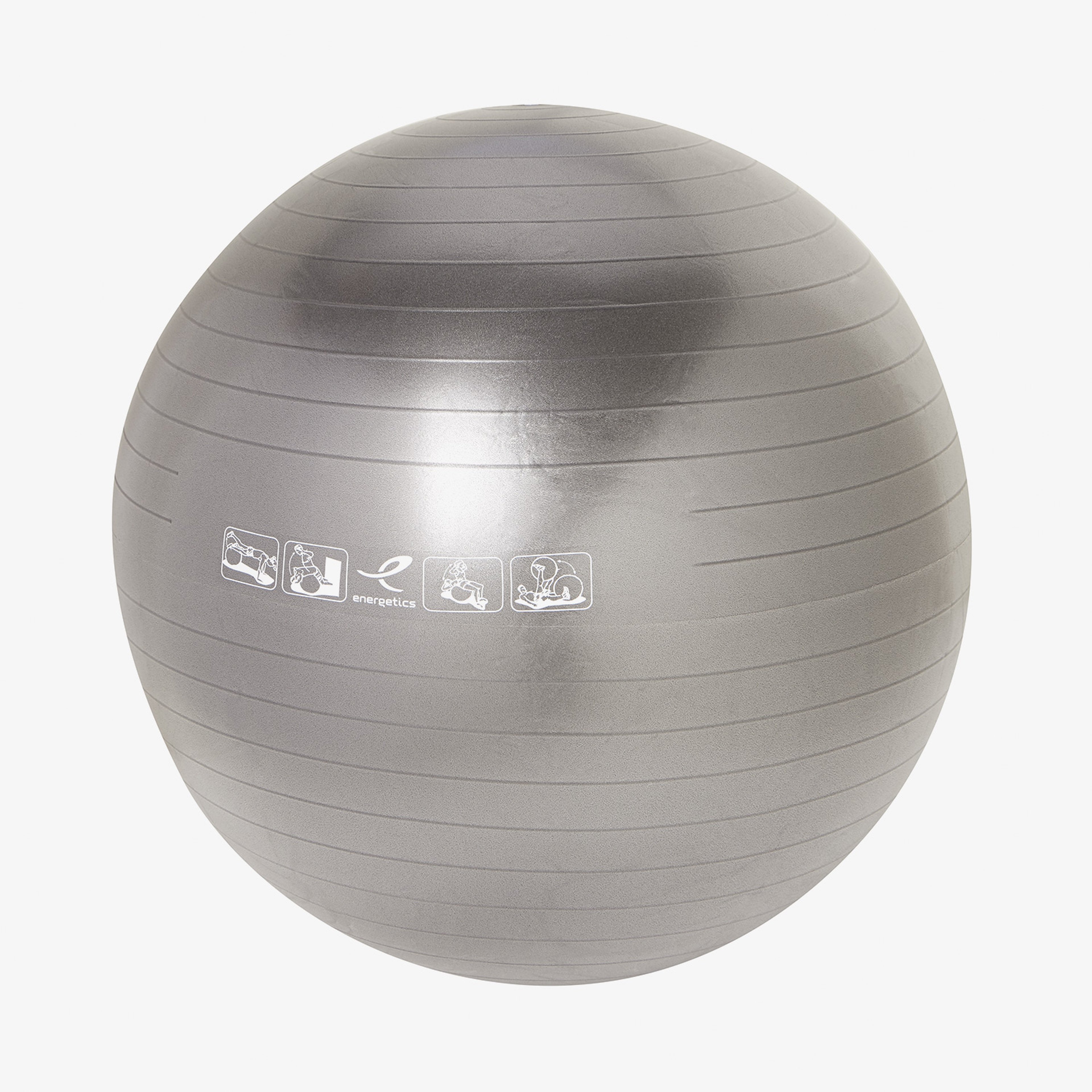 Energetics Unisex Gri Pilates Topu 75cm
