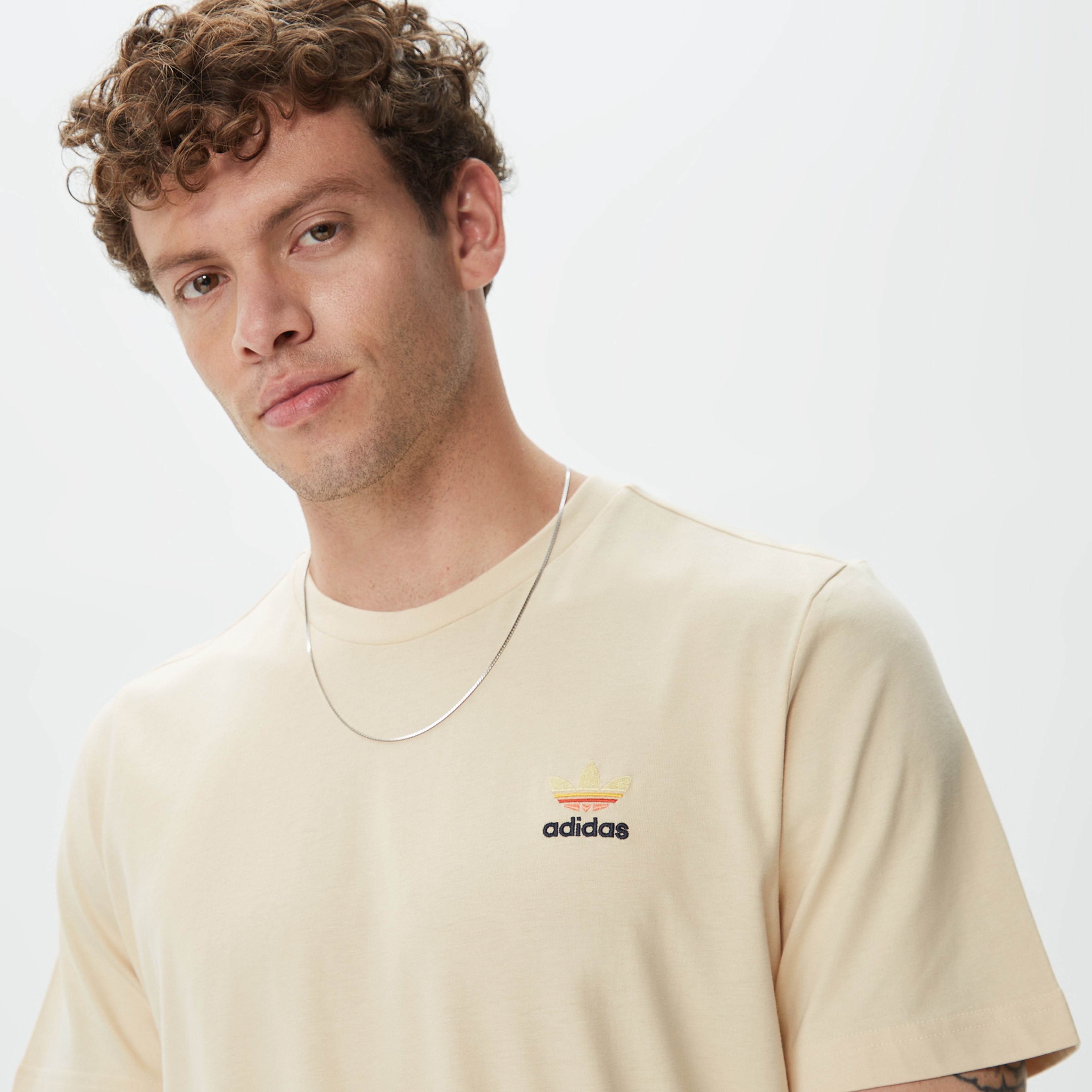 adidas Adicolor Classic Erkek Krem T-Shirt