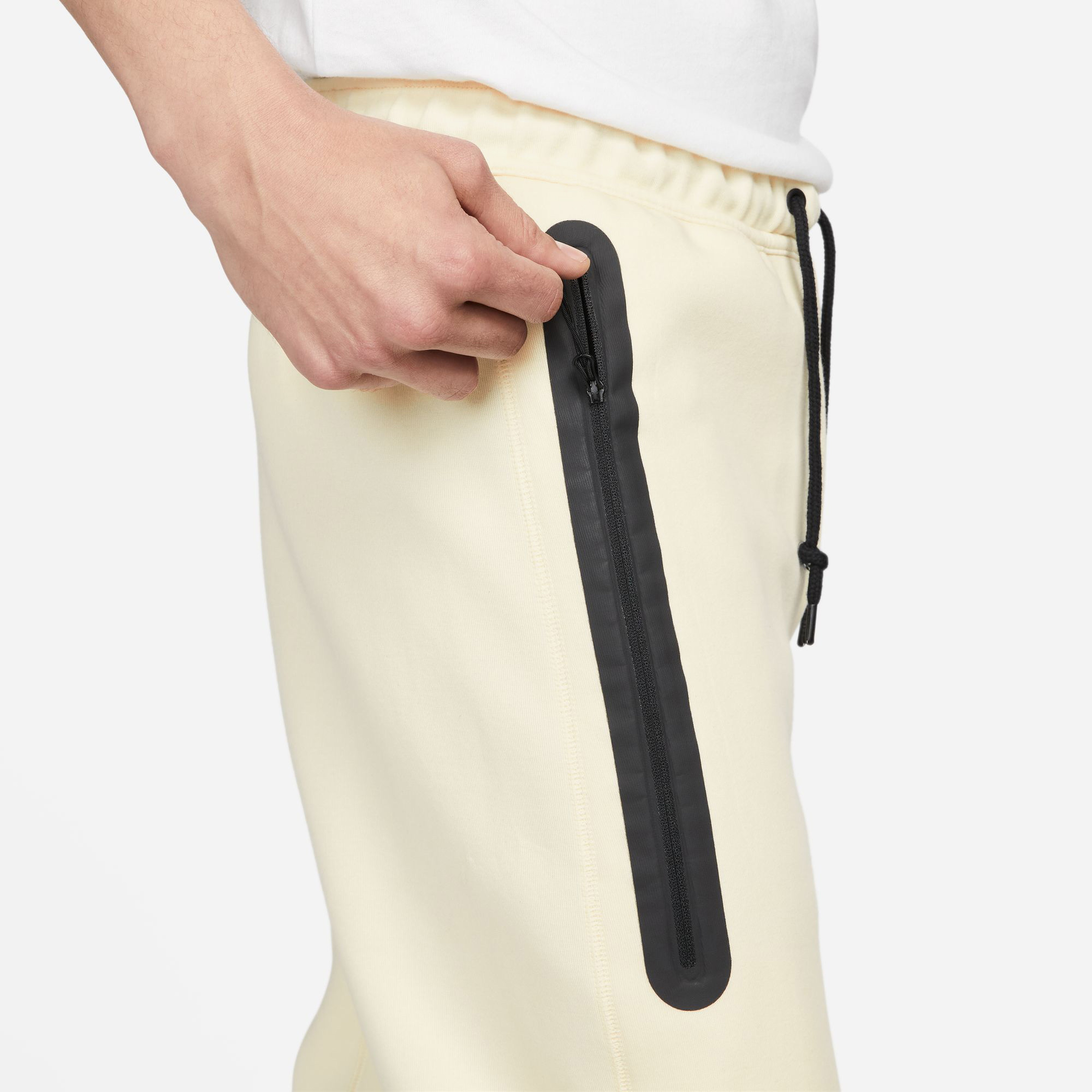 Nike Tech Fleece Erkek Krem Eşofman Altı