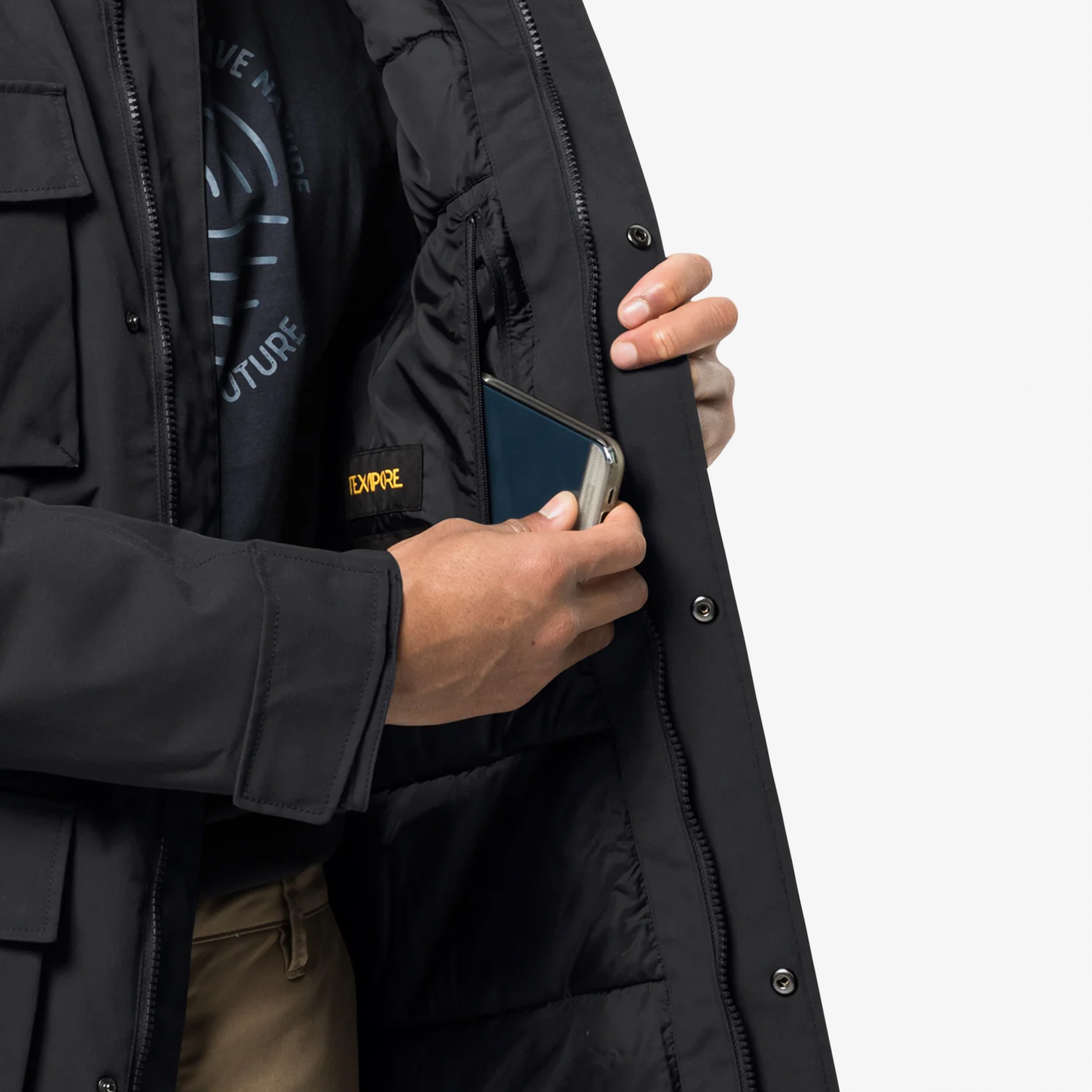 Jack Wolfskin Glacier Canyon Erkek Siyah Mont