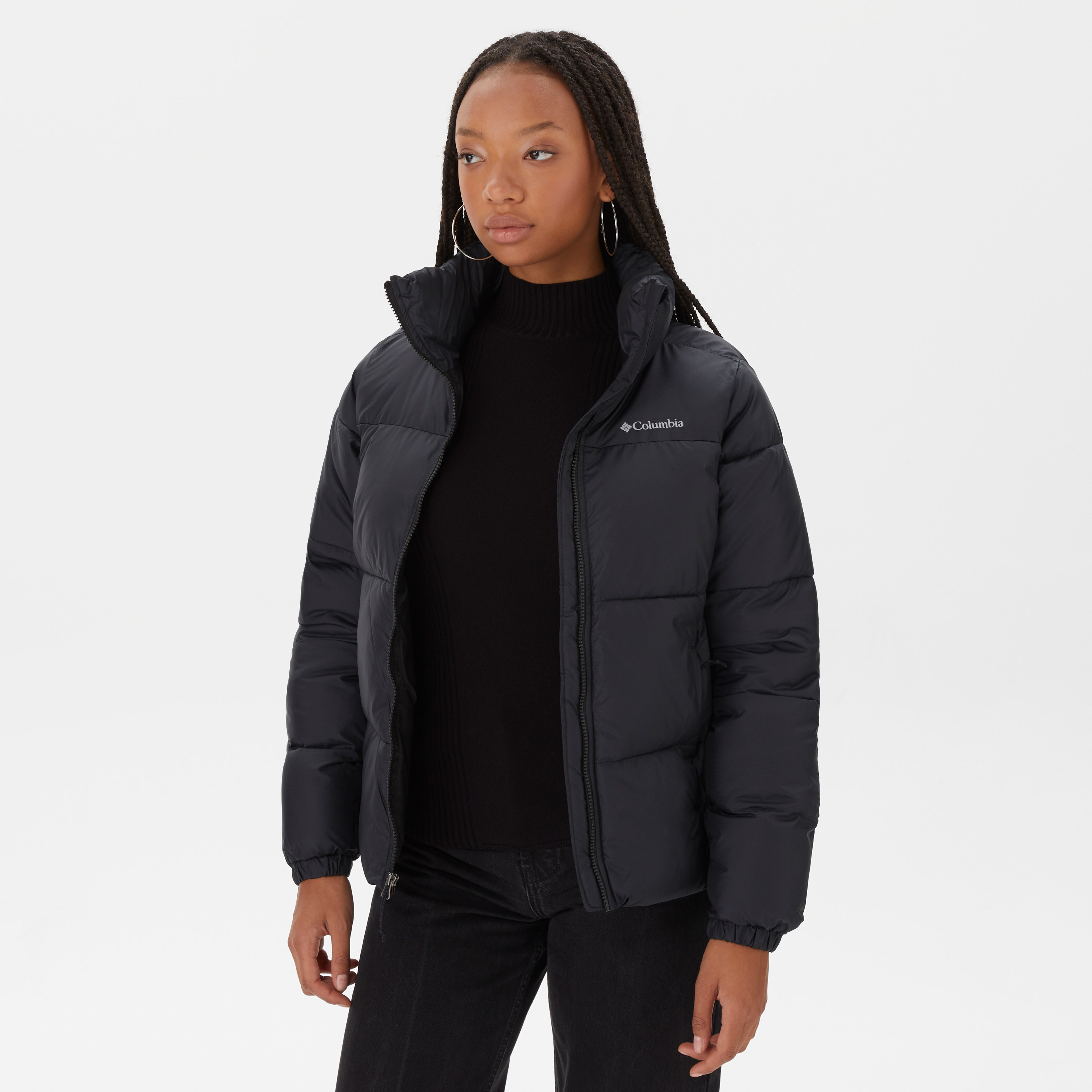 Columbia Puffect Kadın Siyah Mont