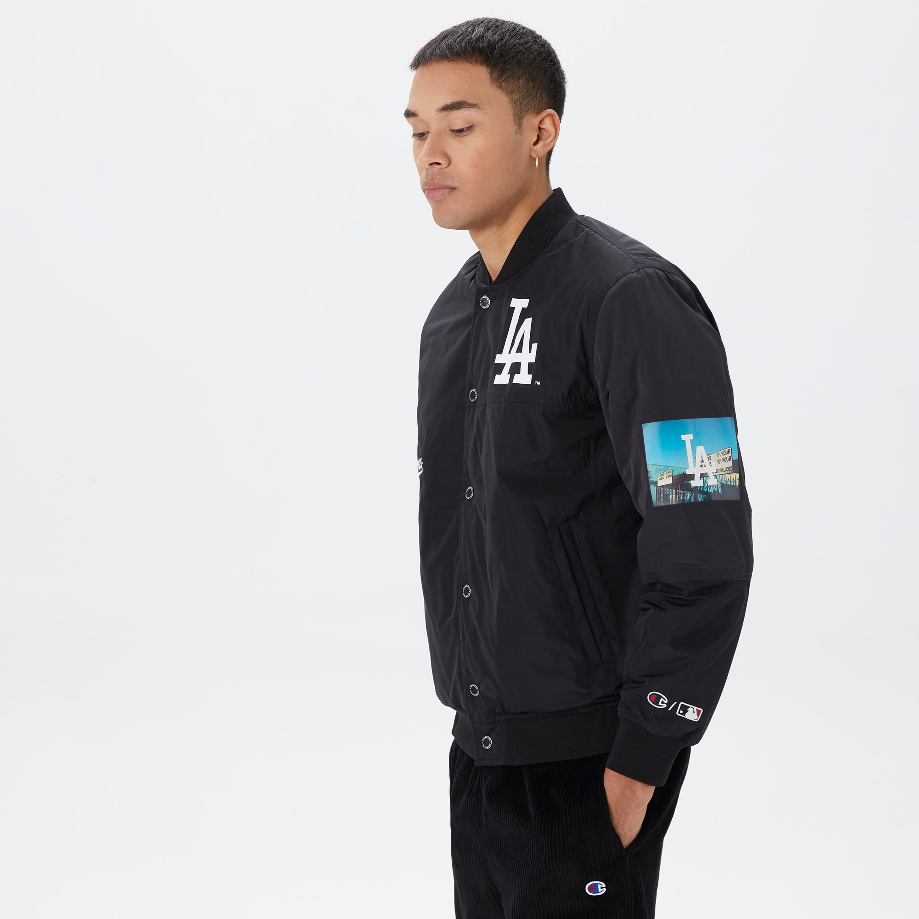 Champion Bomber Erkek Siyah Ceket