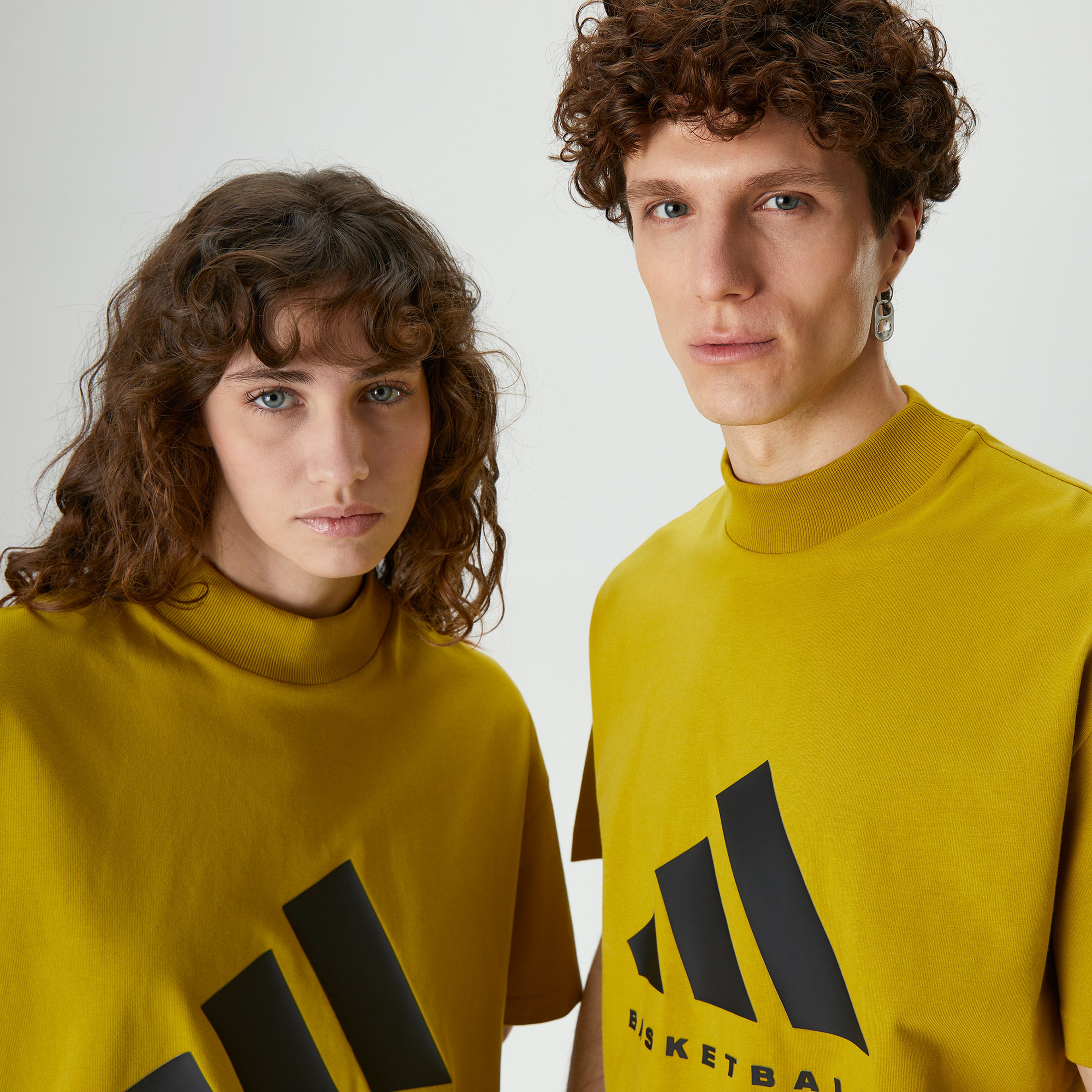 adidas One Basketball Unisex Haki T-Shirt