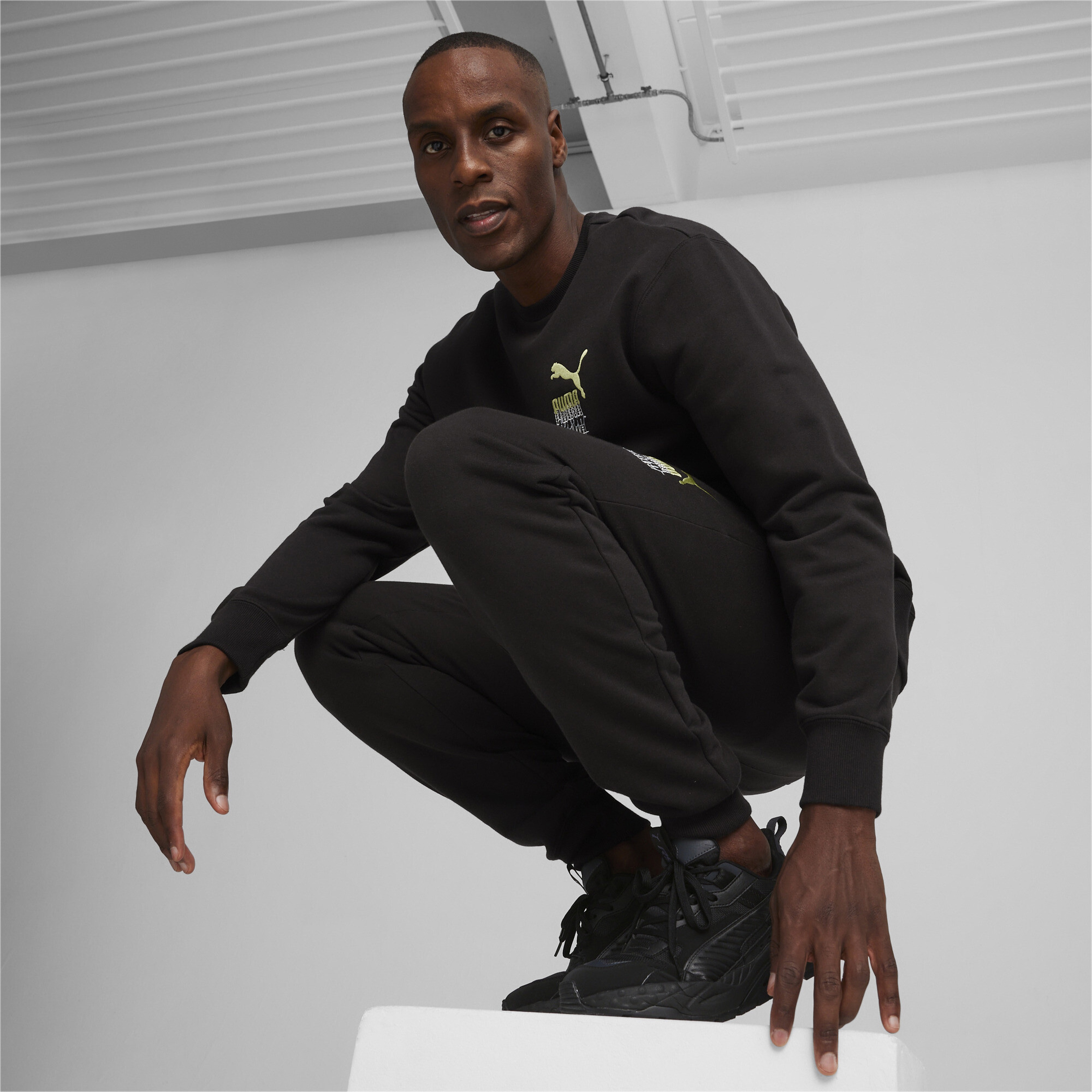 Puma Brand Love Erkek Siyah Eşofman Altı