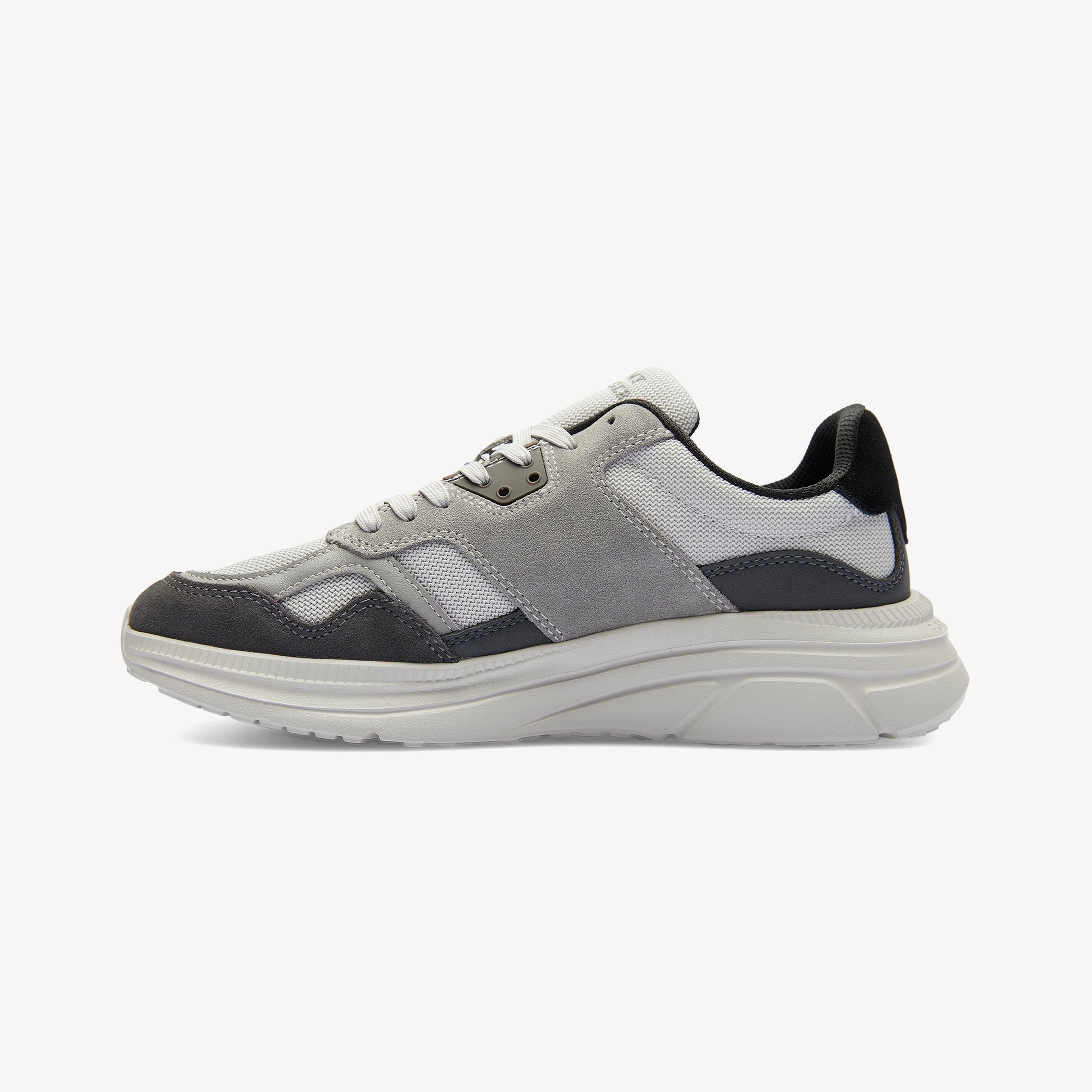 Tommy Hilfiger Modern Runner Mix Erkek Gri Sneaker