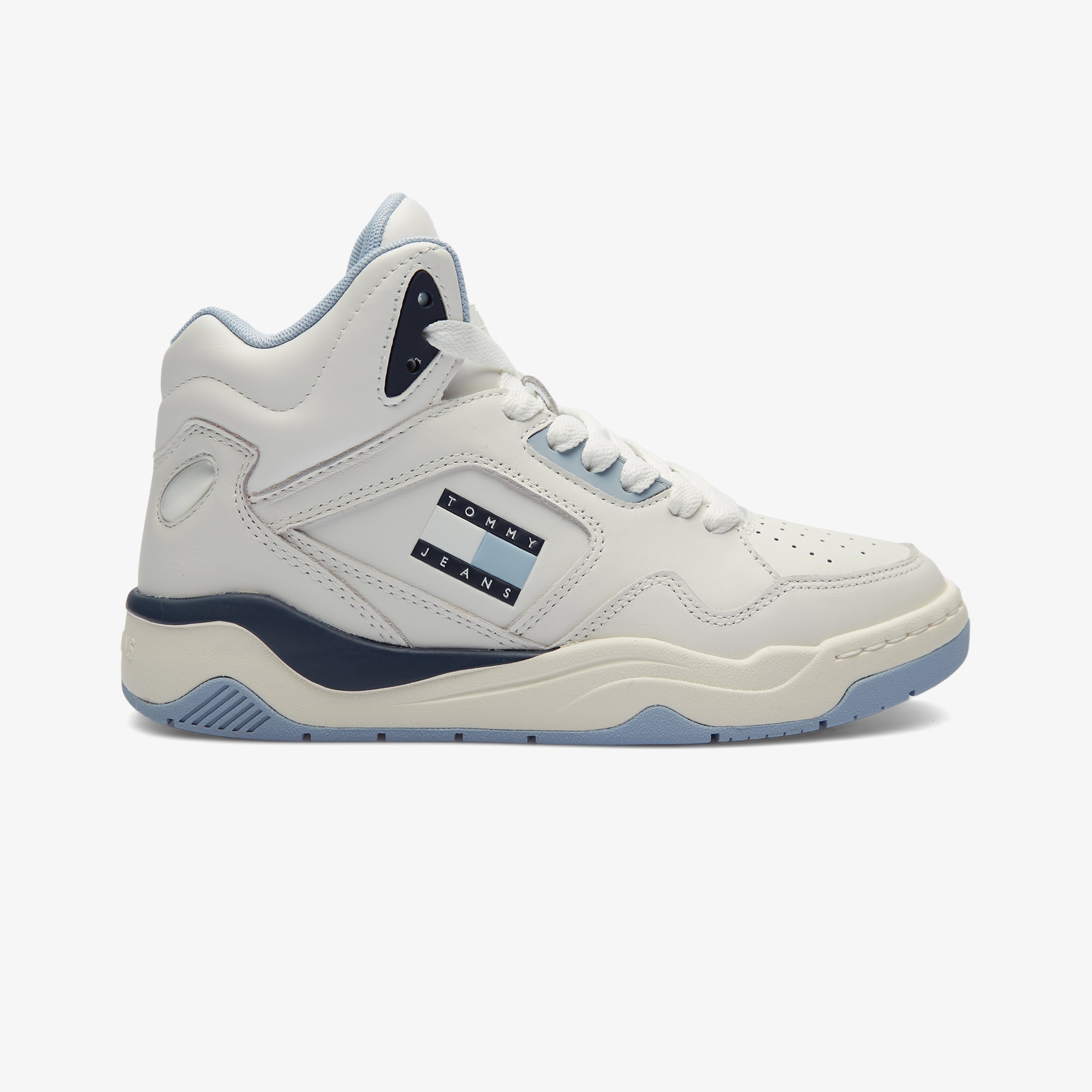 Tommy Jeans New Basket Mc Kadın Beyaz Sneaker